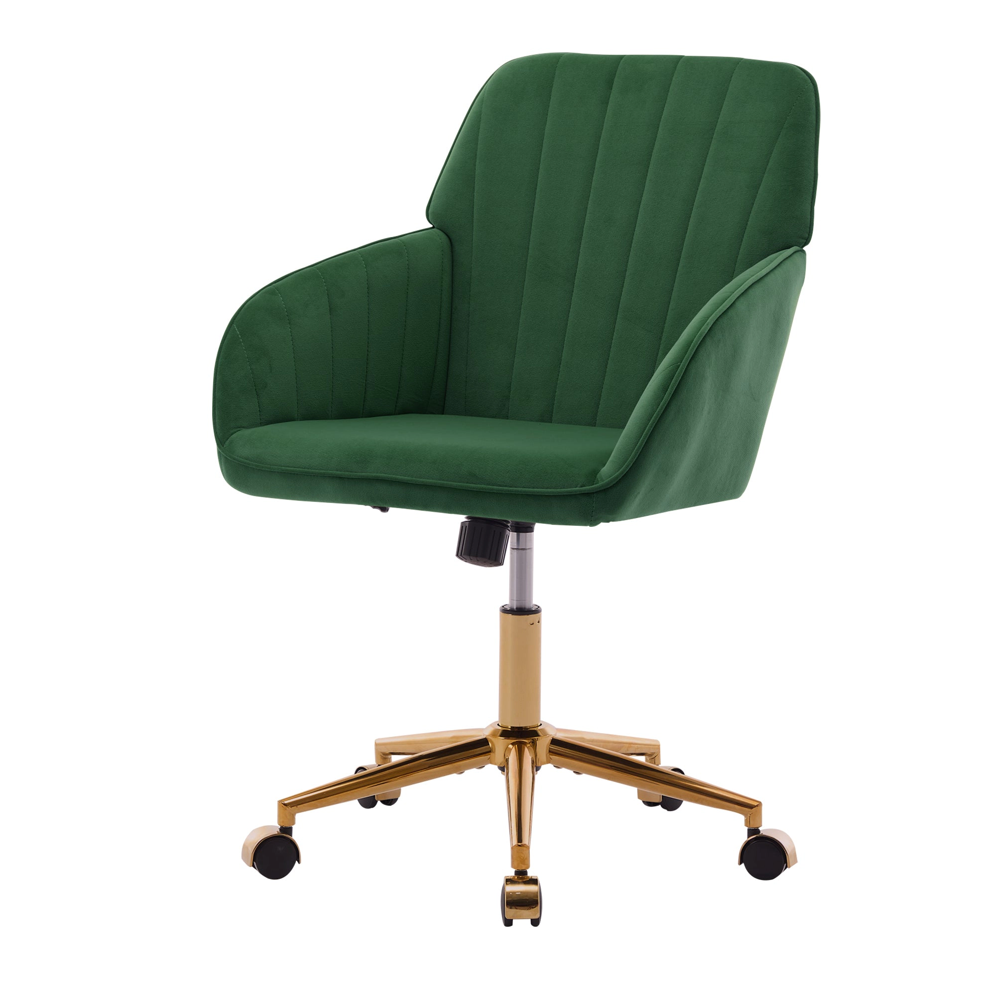 Platinum-Level Office Chairs Green Velvet Office Chair Ergonomic Adjustable Swivel Desk