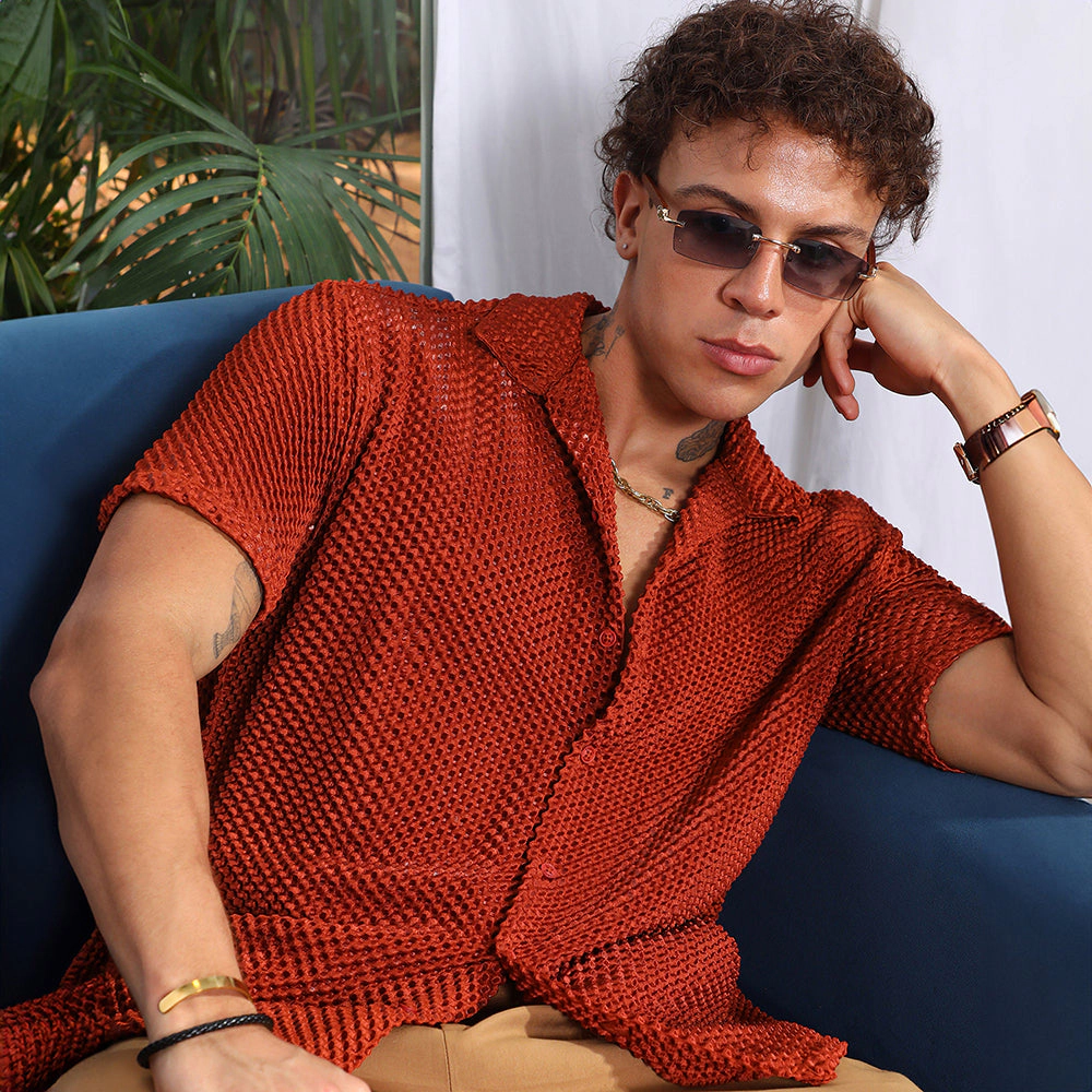Puffy-Textured Shirt