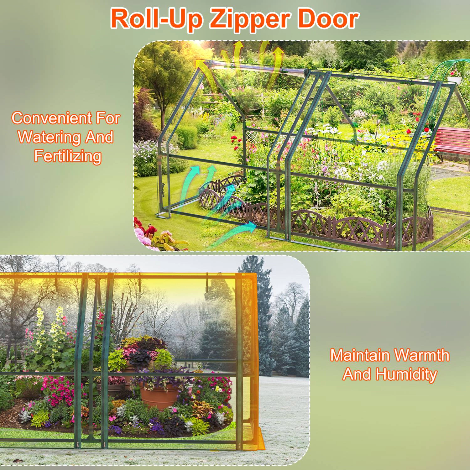 GBruno Waterproof Roll-Up Mini Greenhouse