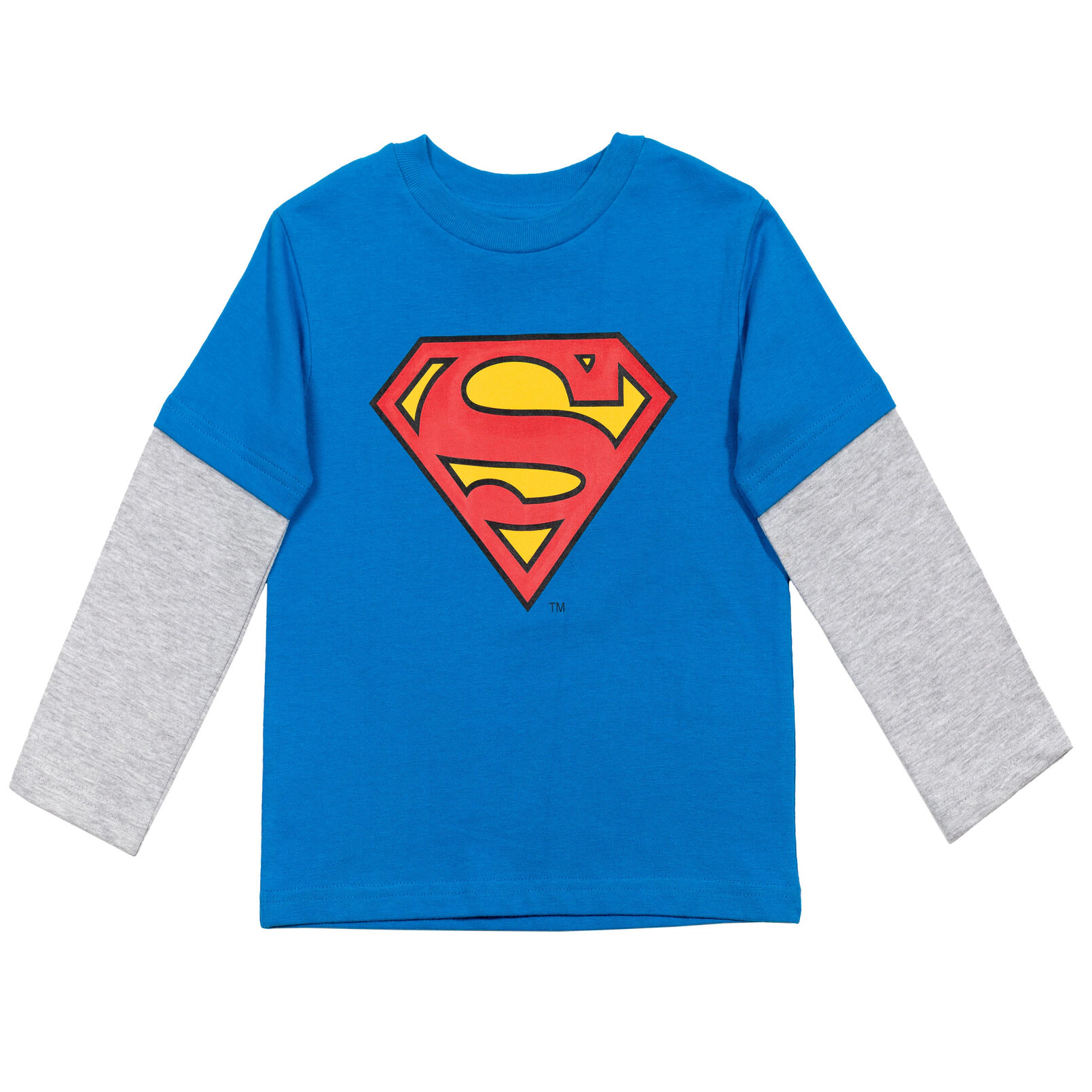 WARNER BROS Justice League Boys' 3-Pack Long Sleeve T-Shirts