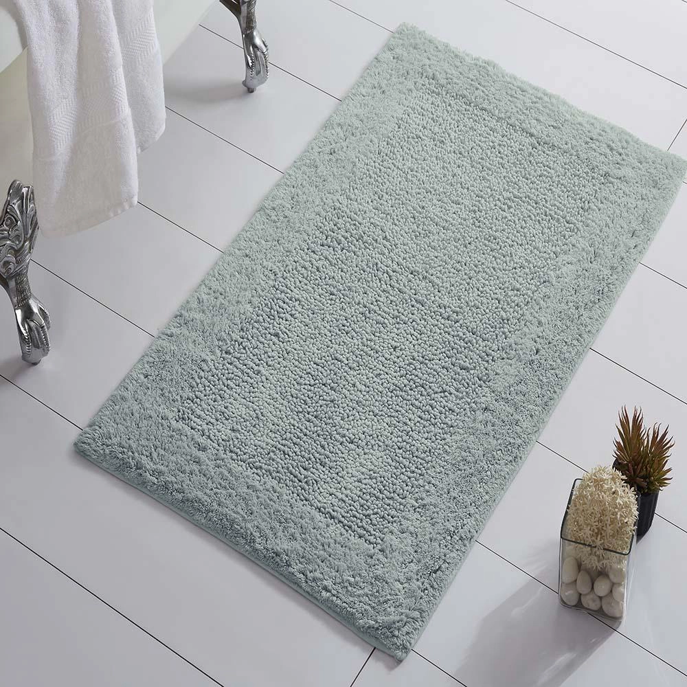 Naples 220 GSF Non Skid Back Cotton Bath Rug 17in x 24in by Knightsbridge