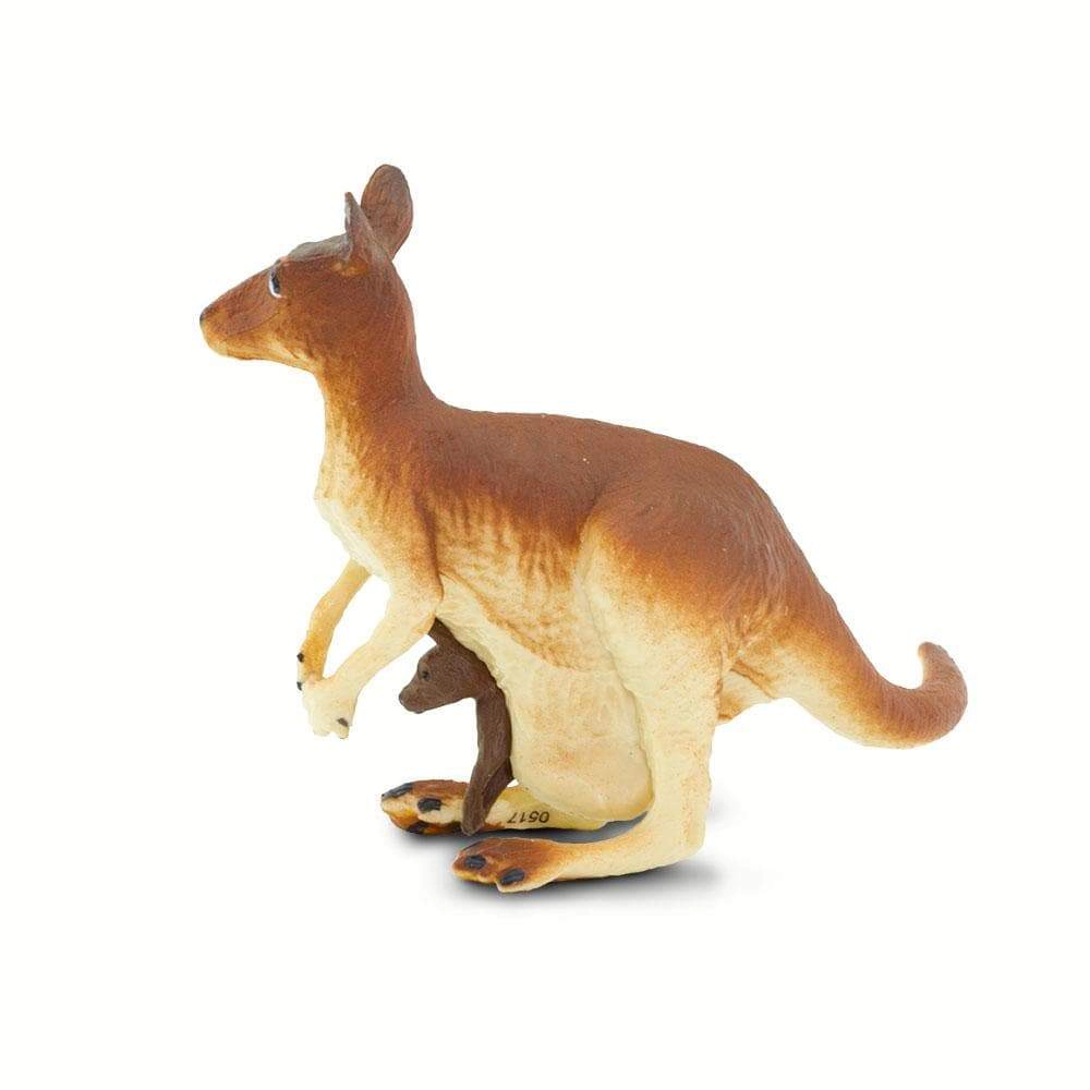 Safari Ltd. - Kangaroo with Baby Kids Toy Figure