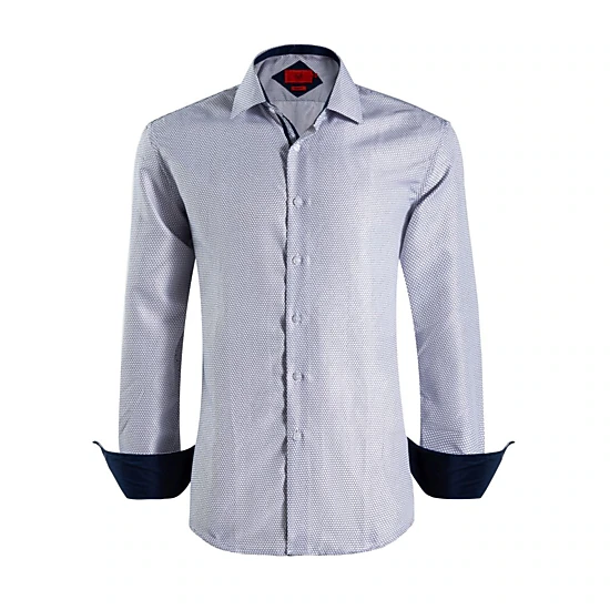 Elie Balleh Slim Fit Mens Honeycomb Shirt
