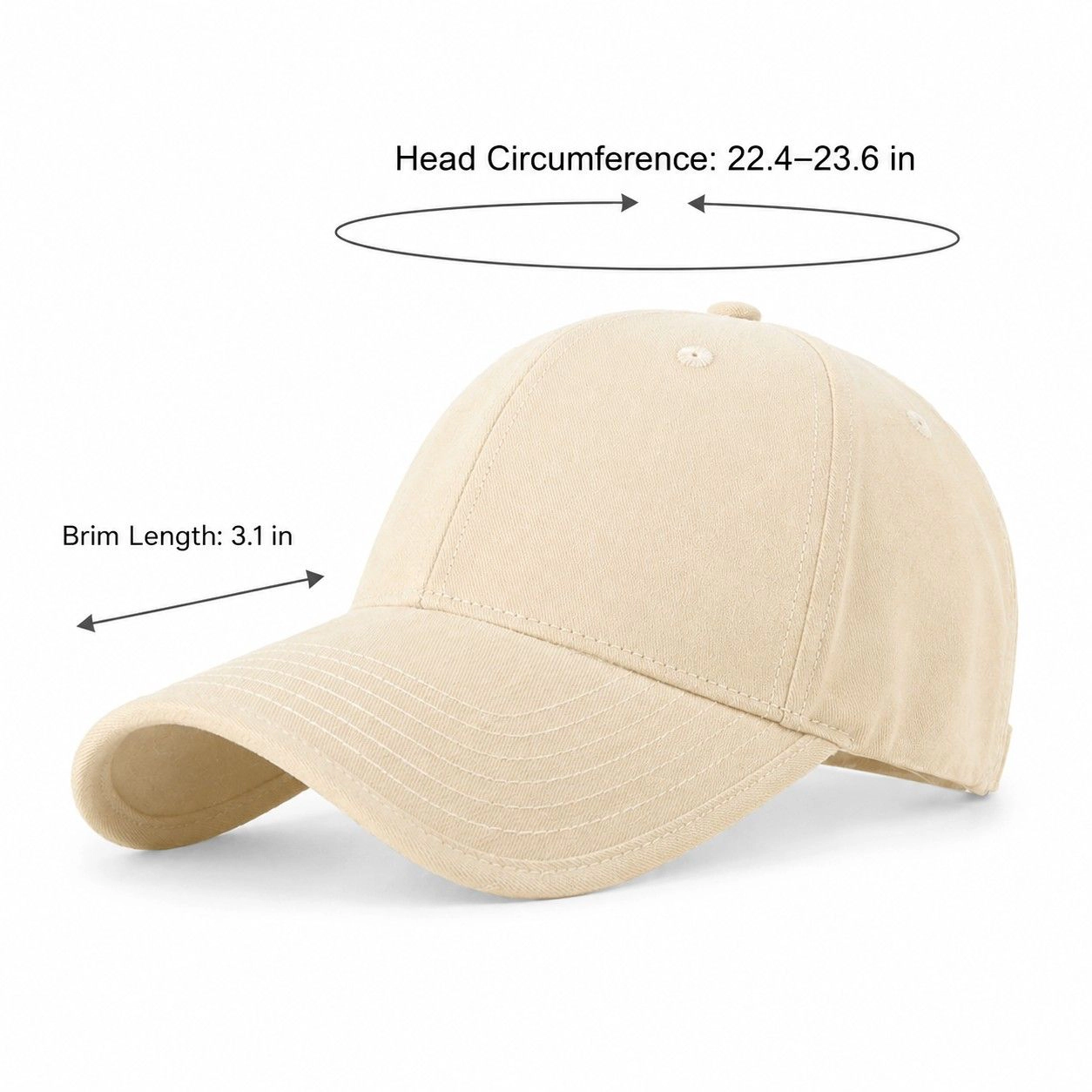 Anna-Kaci Women's Cotton Baseball Cap Adjustable Dad Hat Breathable Casual Everyday for Men Women