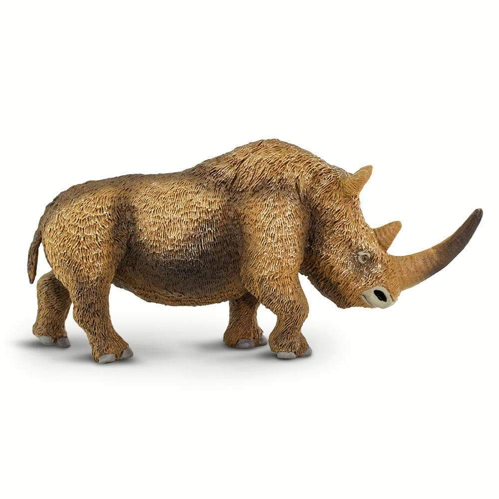 Safari Ltd. - Woolly Rhino Kids Prehistoric/Dinosaur Toy Figure