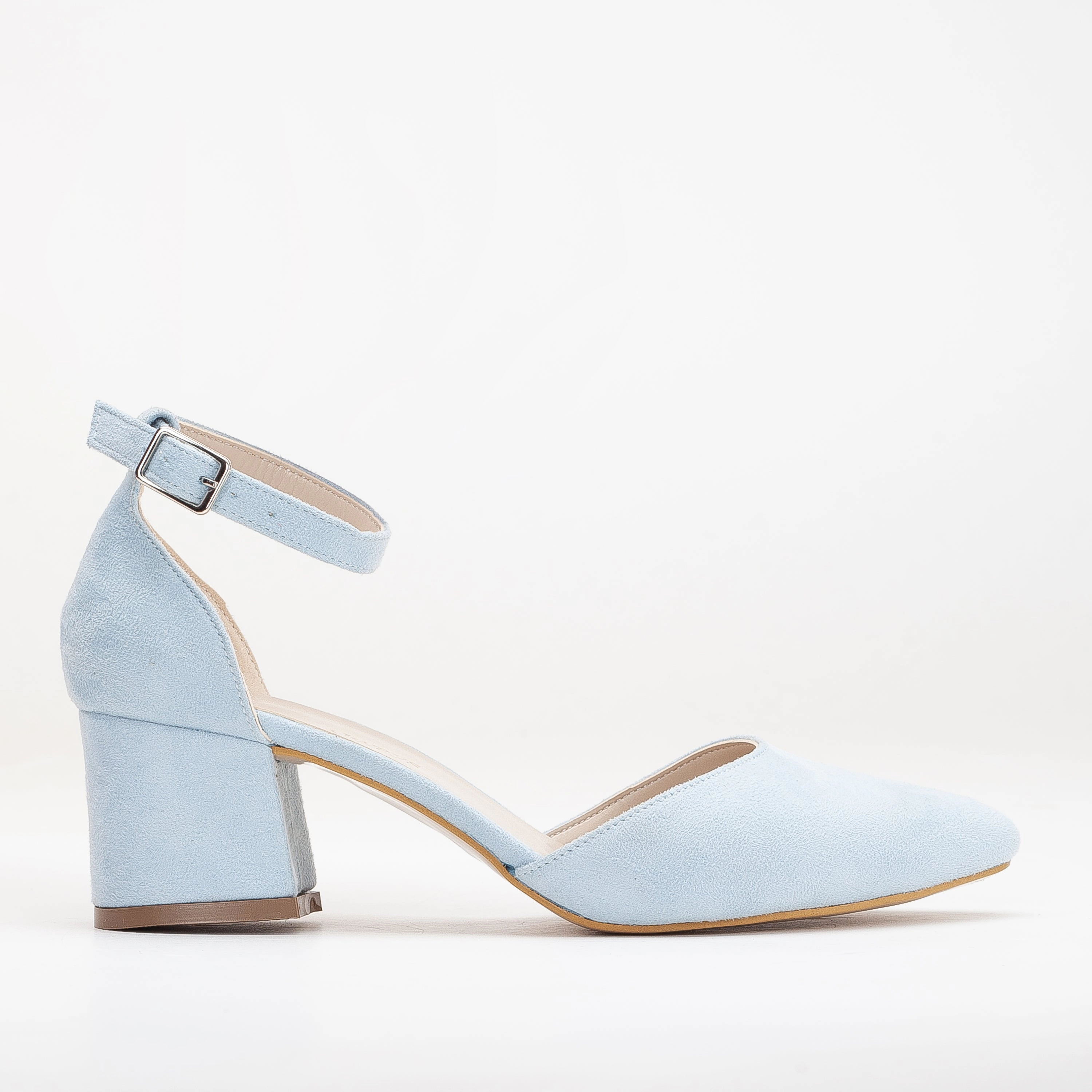 Forever & Always Womens Marcelle Low Block Heel Pumps