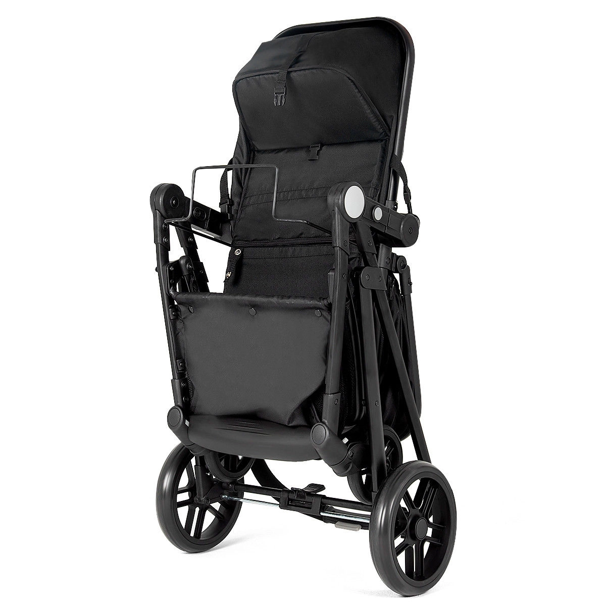 SlickBlue Baby Stroller with Adjustable Bassinet, Reversible Seat and Canopy