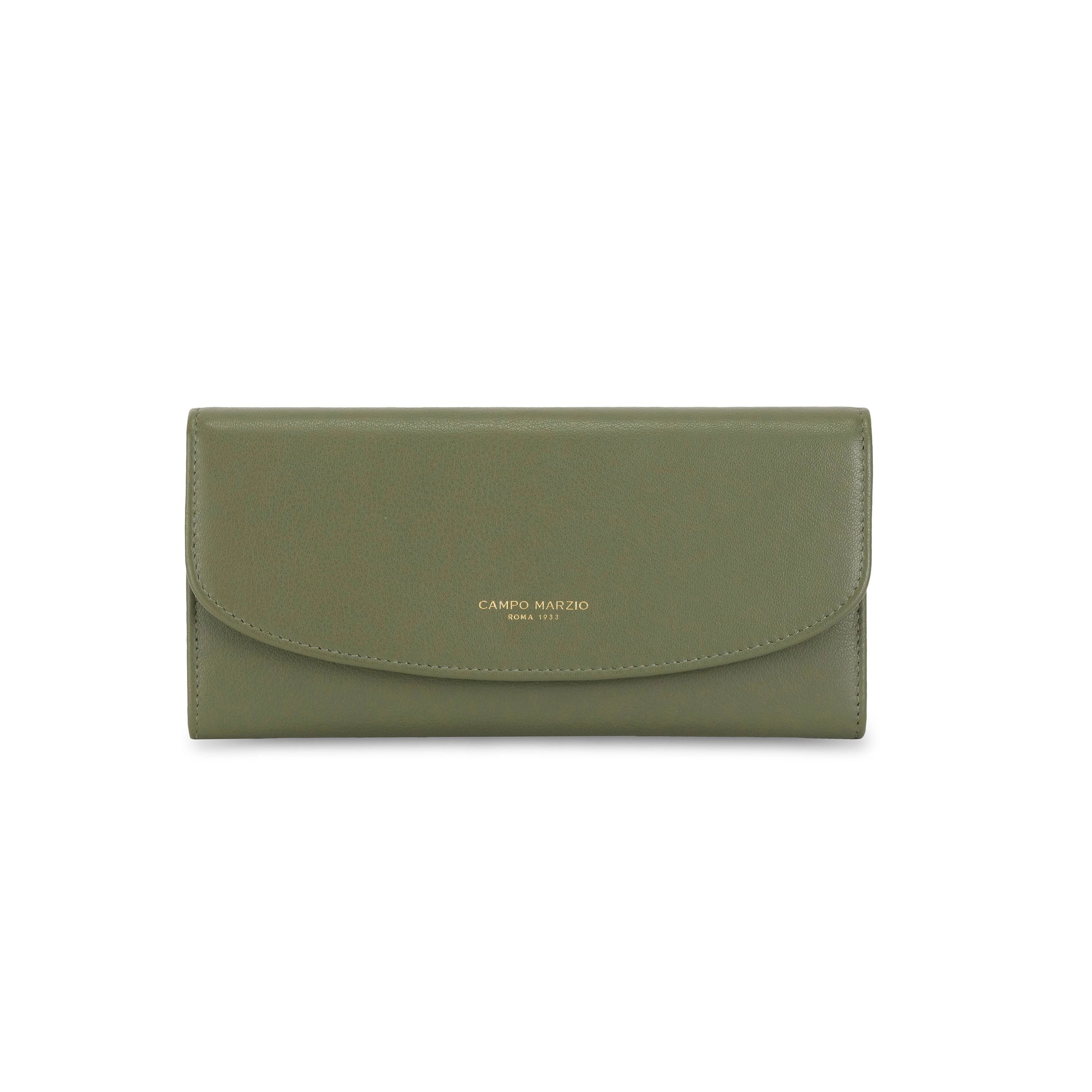Campo Marzio Roma 1933 Women's Geogia Wallet With Snap Button Closure
