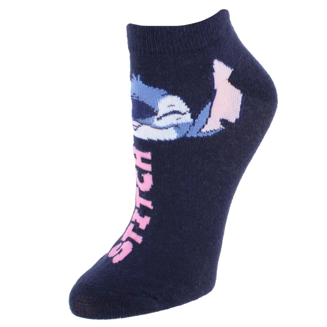 Textiel Trade Women's Disney Lilo & Stitch Sneaker Socks (3 Pair)