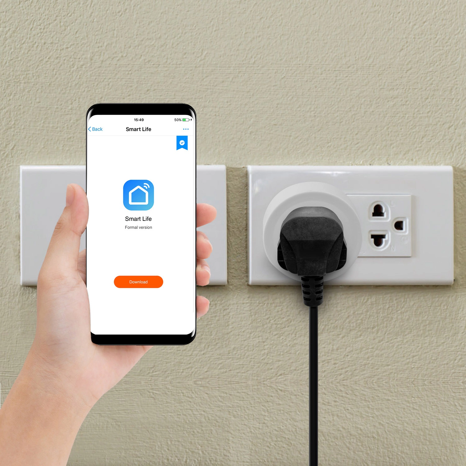 GBruno WiFi Smart Plug With Voice Control