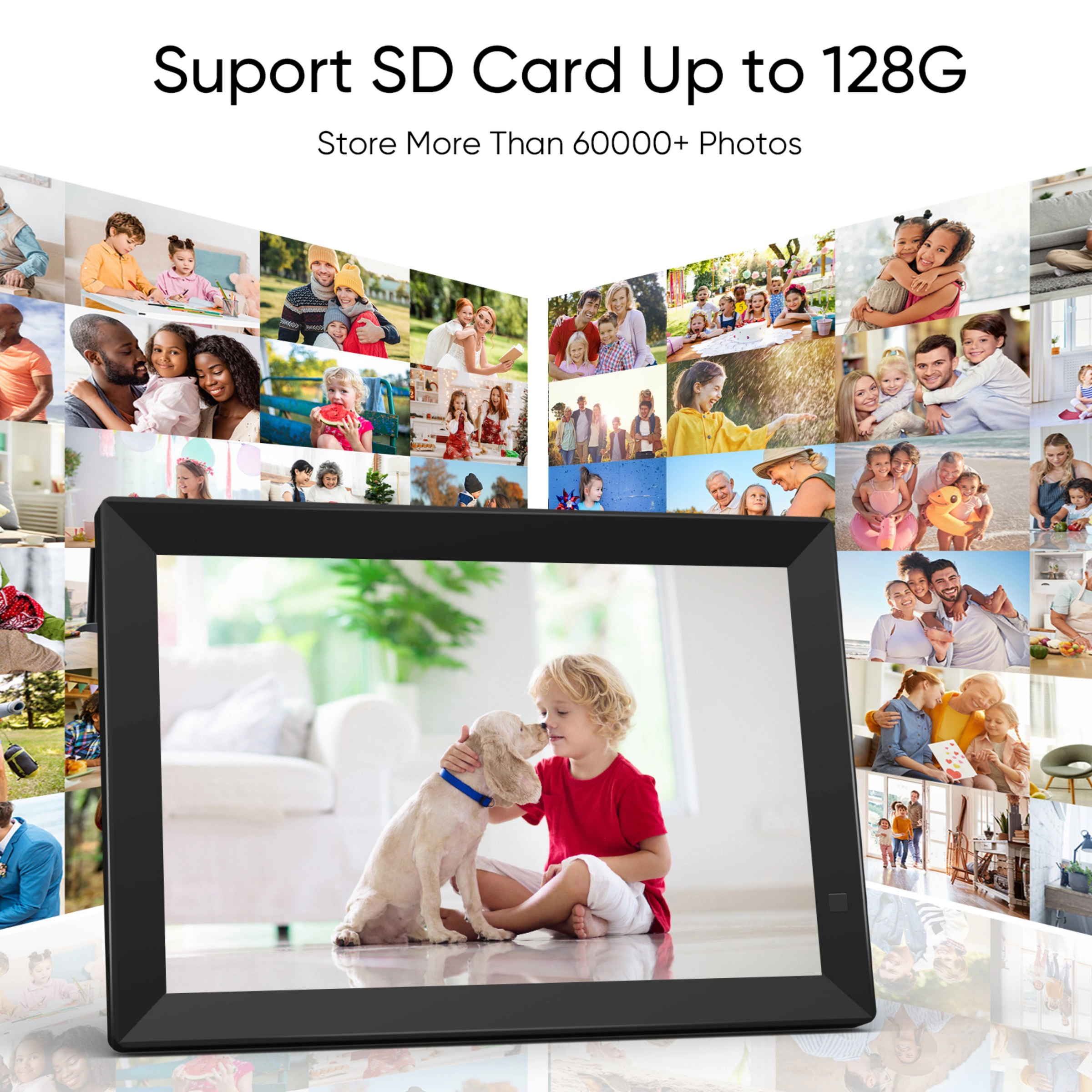 Sonicgrace 10.1" Digital Picture Frame IPS Remote Controlled