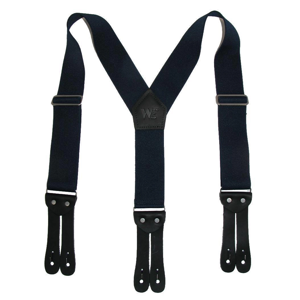 Welch Men's Big & Tall Elastic Button-End Y-Back 2 Inch Work Suspenders