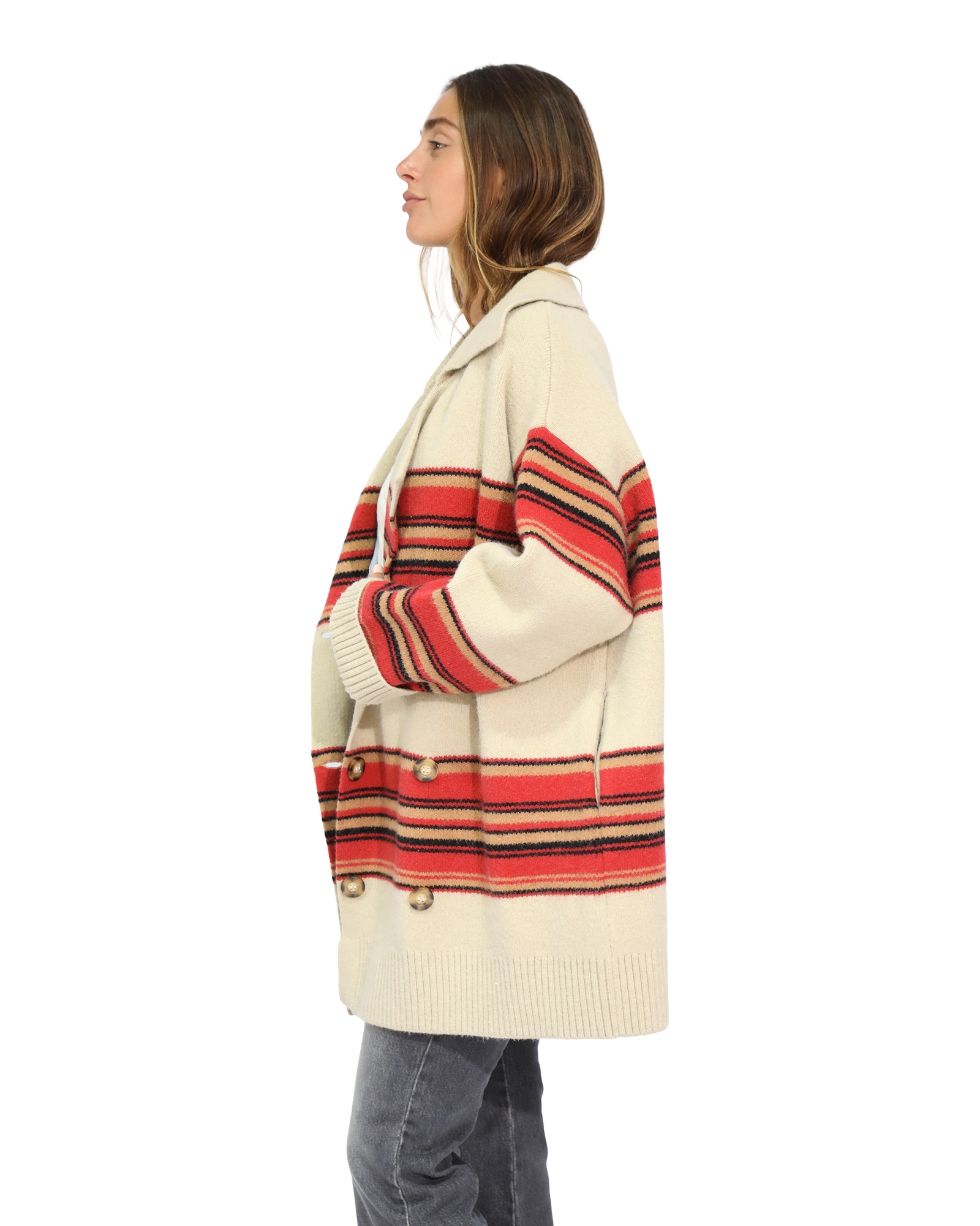 Belle & Bloom So Many Likes Oversized Knitted Cardi Coat