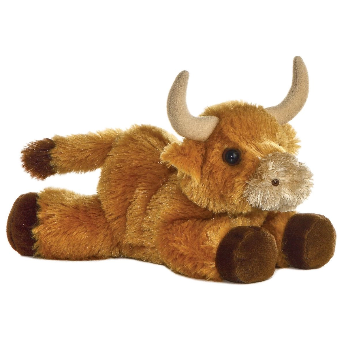 Aurora Mini Flopsie Longhorn Toro 8-Inch Stuffed Animal Plush