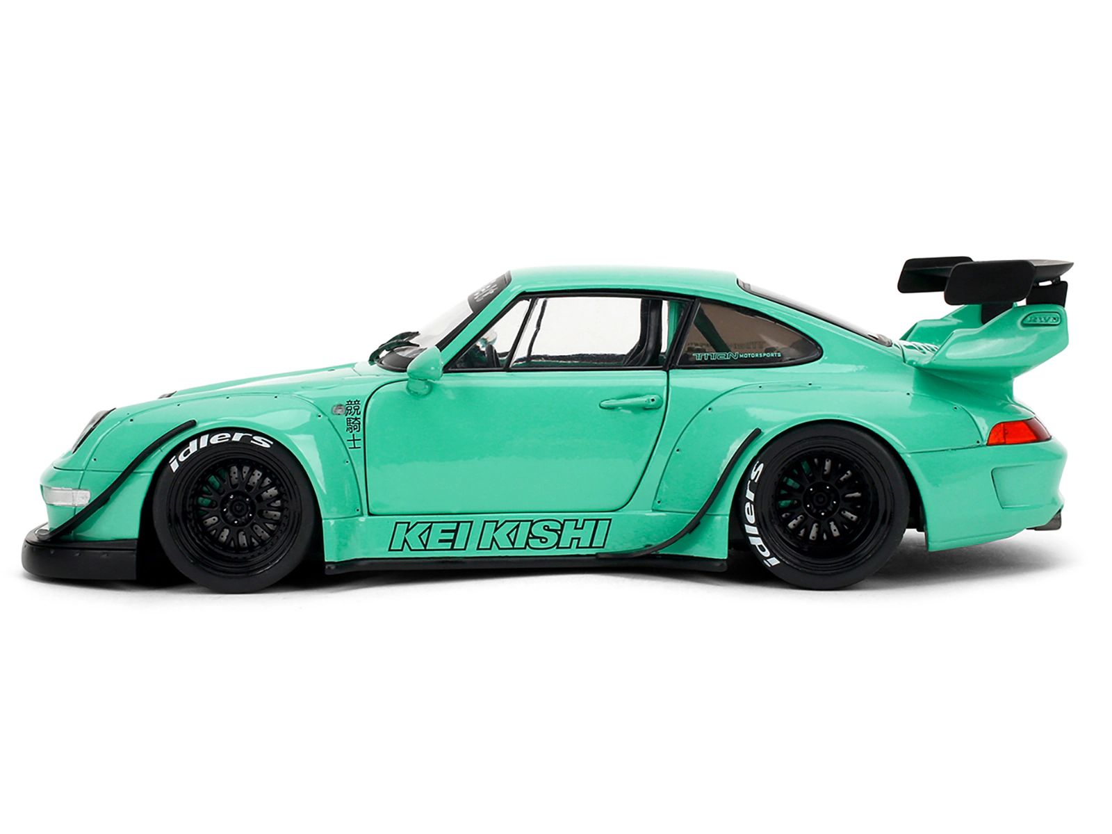 Jada RWB Body Kit "Kei Kishi" Light Blue "Pink Slips" Series 1/18 Diecast Model Car by Jada