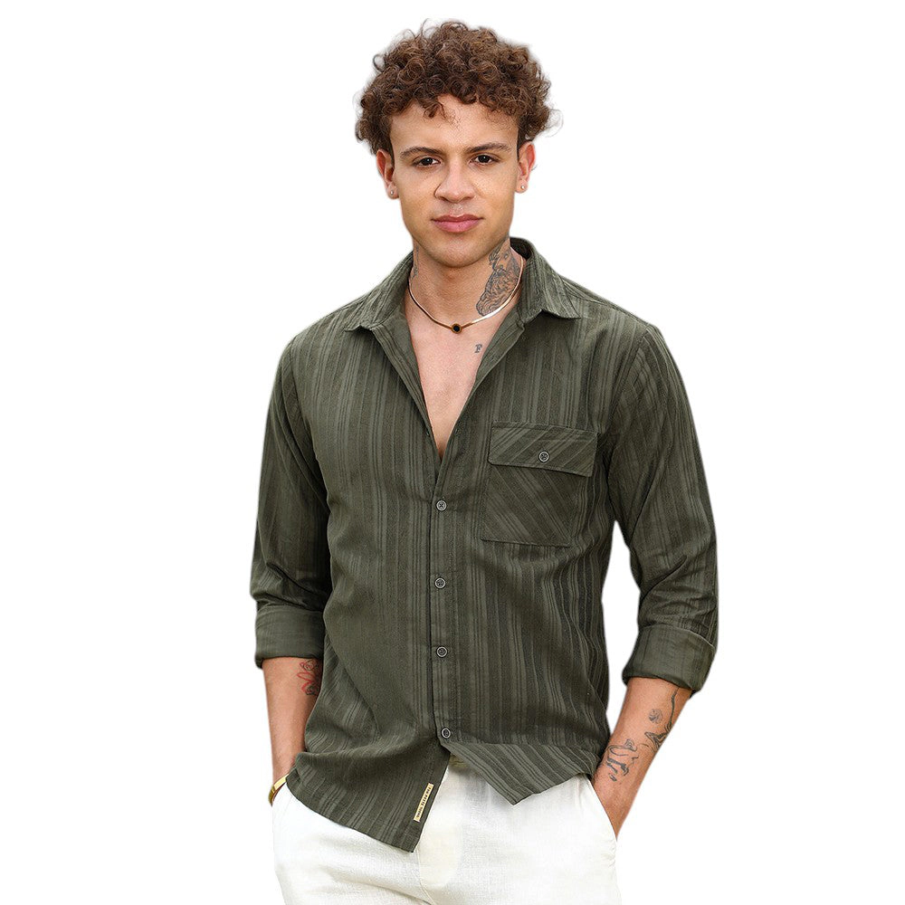 Multitrack-Striped Shirt