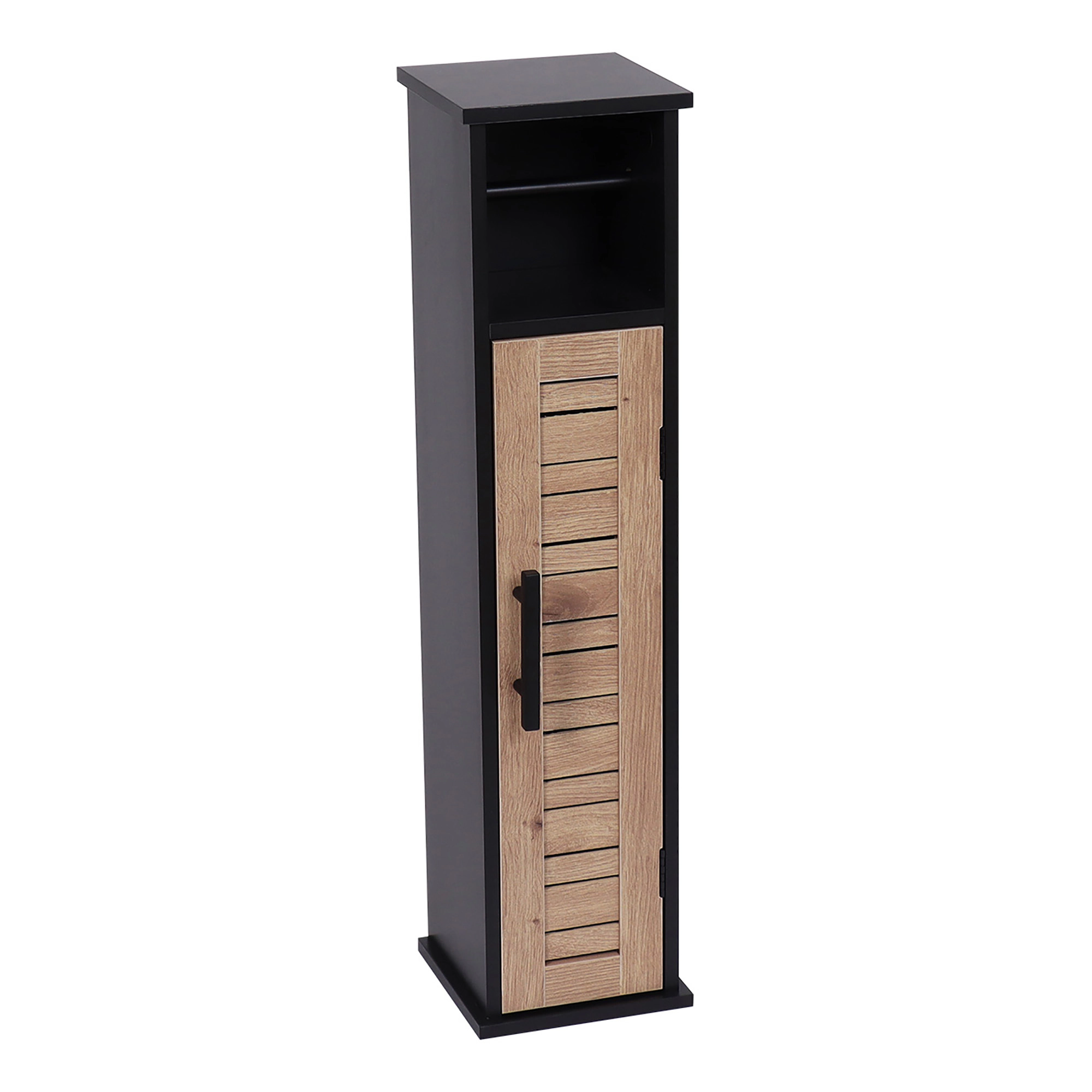 Evideco French Home Goods Slim Freestanding Toilet Cabinet - 6-Roll Dispenser