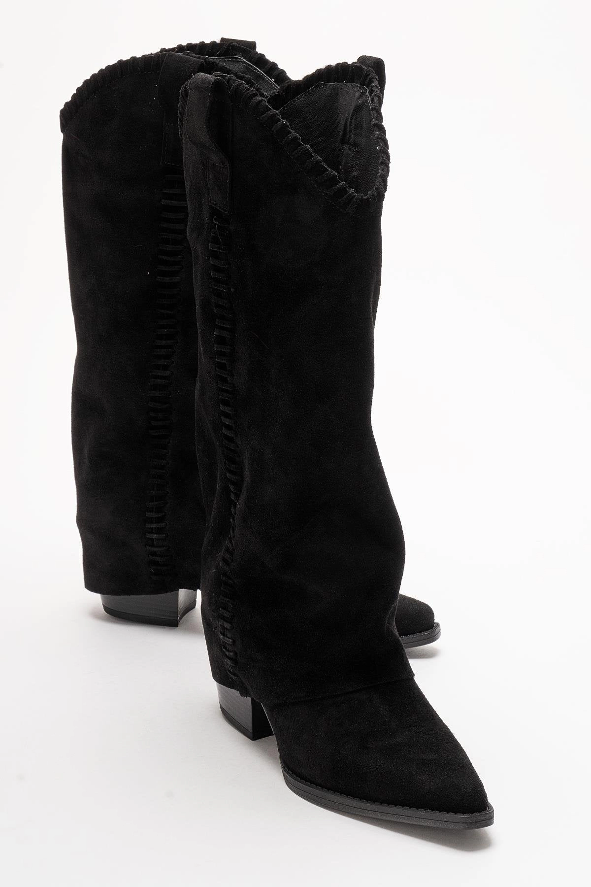 Forever & Always Womens Clementina Leather Western Boot