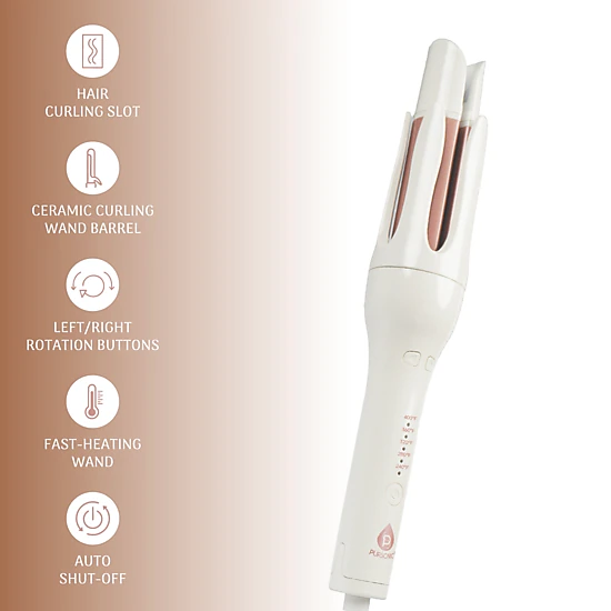 Pursonic Women’s Automatic Ceramic Curling Iron – Salon-Quality Curls in Minutes