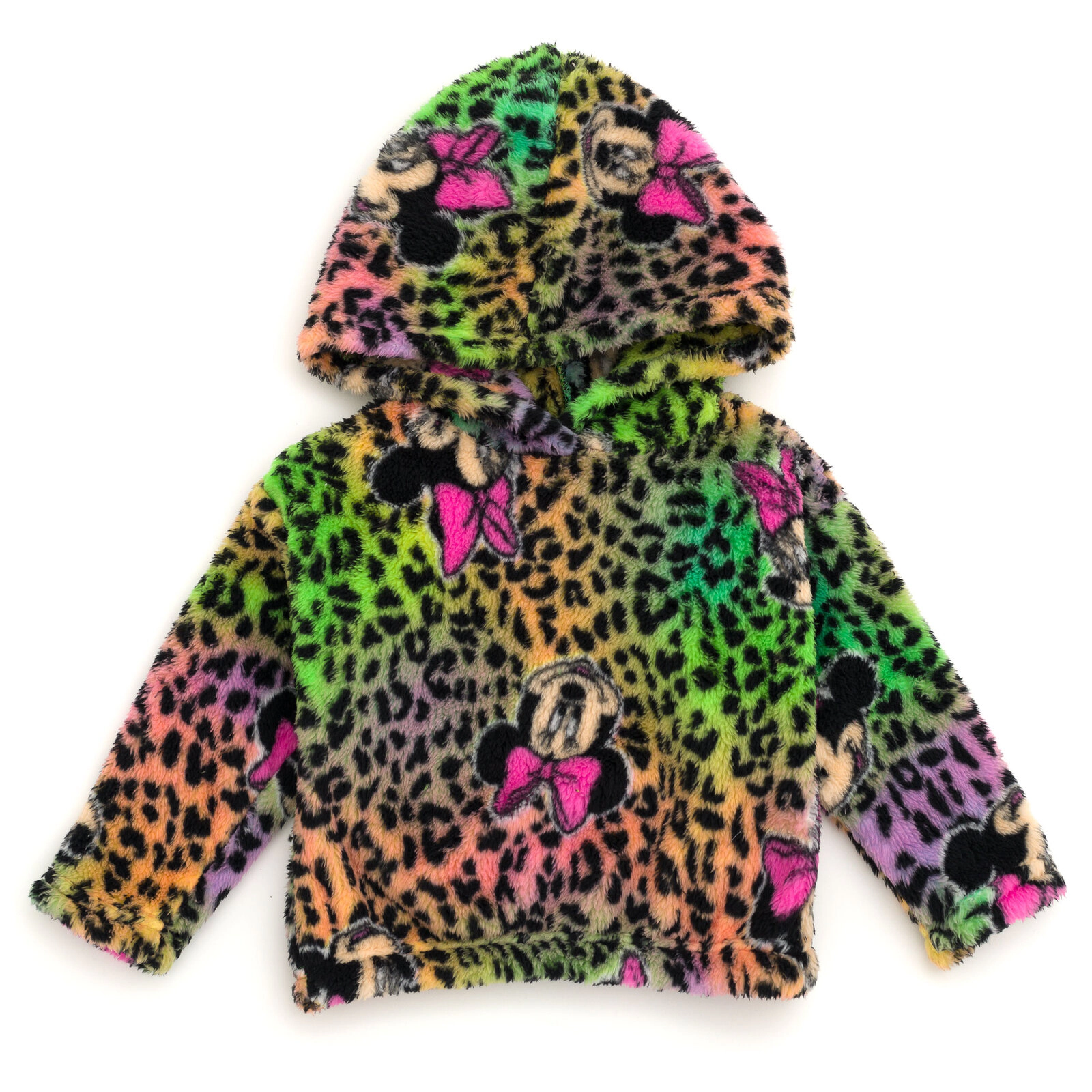 Disney Minnie Mouse Girls' Fleece 2-Piece Hoodie and Pants Set