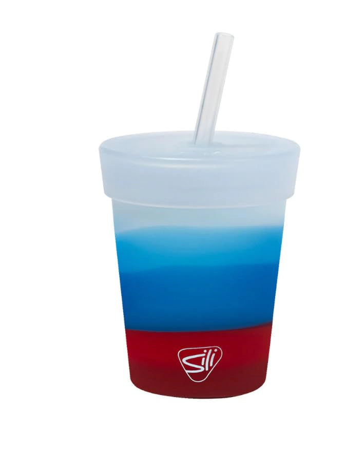 Silipint Silicone 8 oz Kids Straw Tumbler
