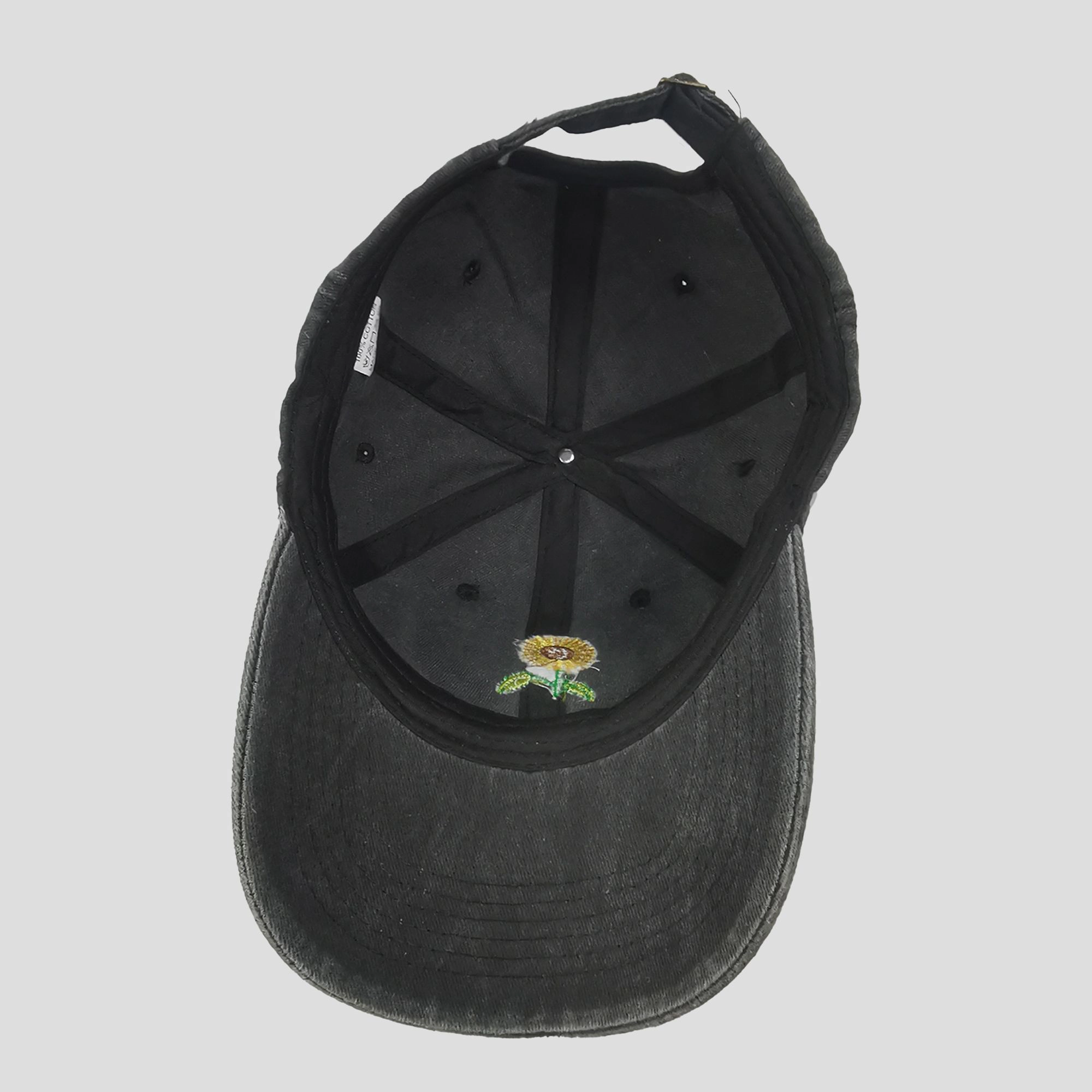 Anna-Kaci Women's Baseball Cap with Sunflower Embroidery