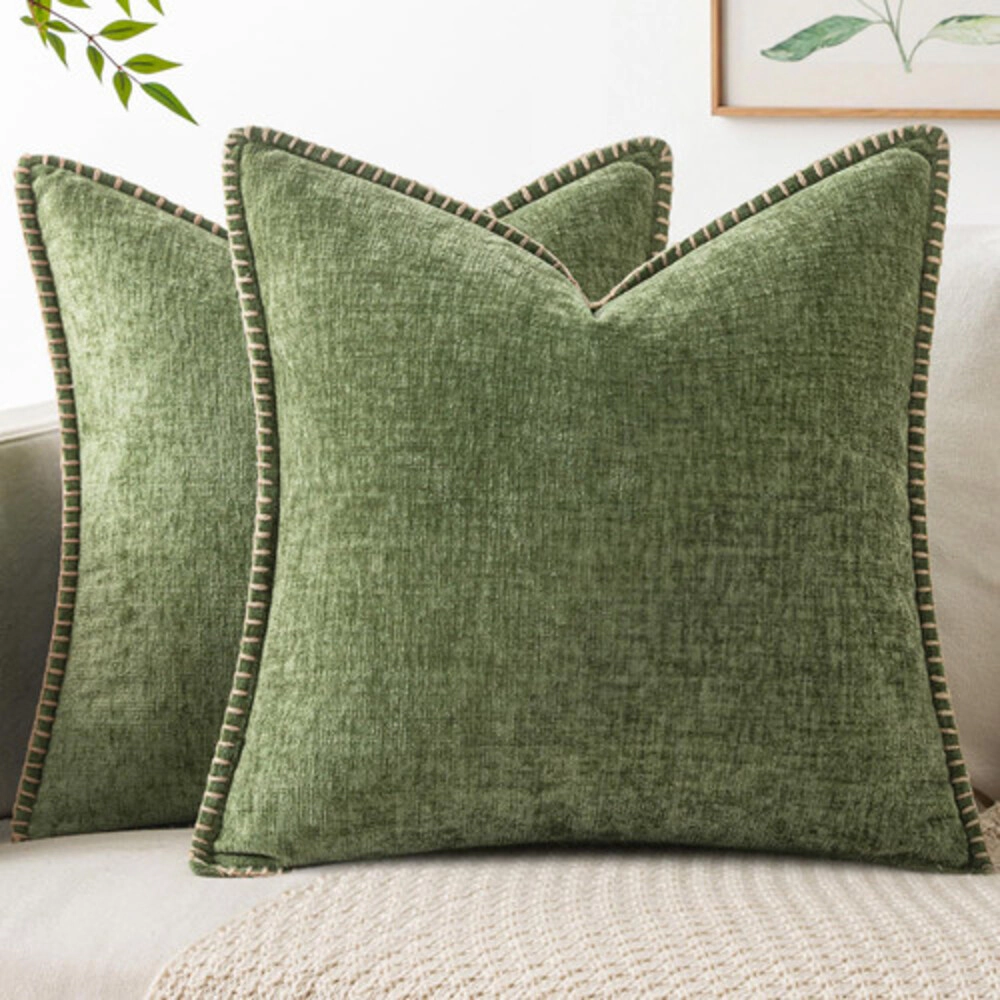 Rocky Peak Living Unisex Decorative Couch Throw Pillow Covers Set of 2 18 x 18 Inch