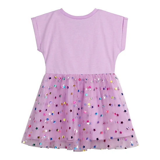 Sesame Street Girls' Short Sleeve Tulle Tutu Dress