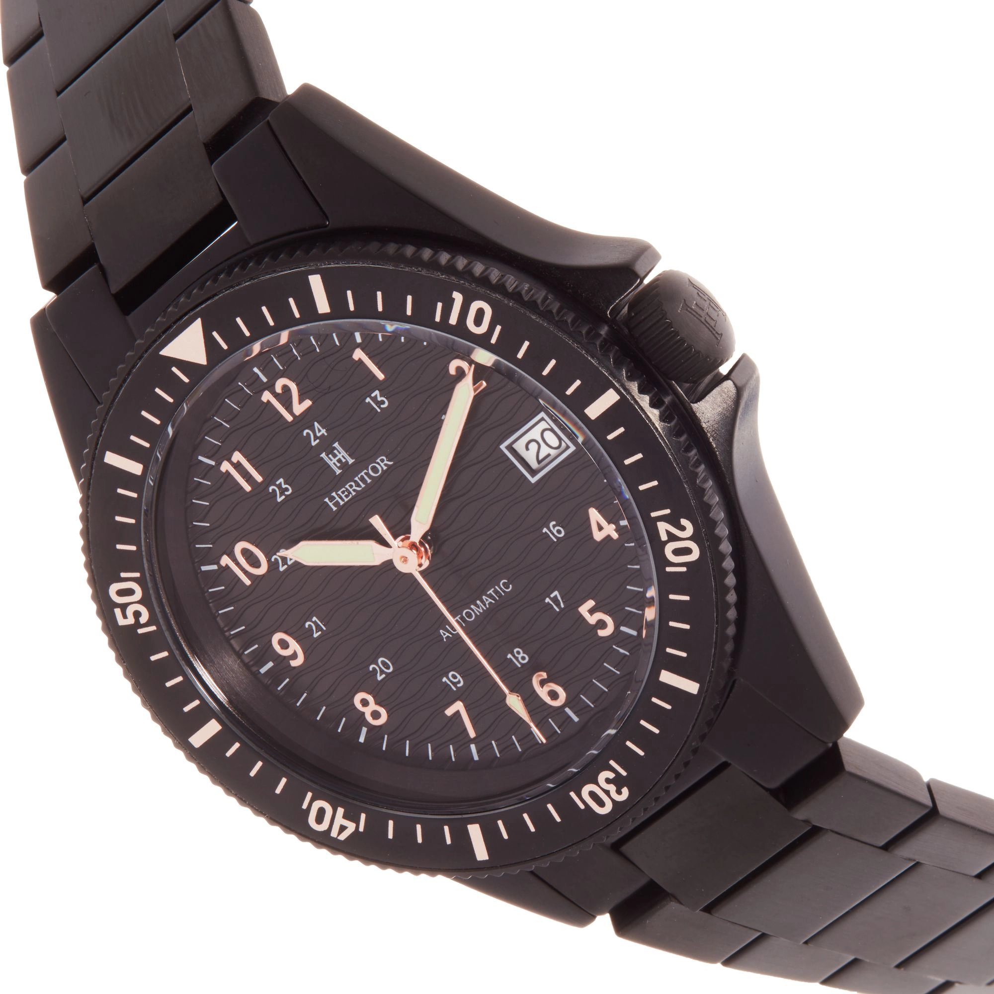 Heritor Automatic Calder Stainless Steel Watch