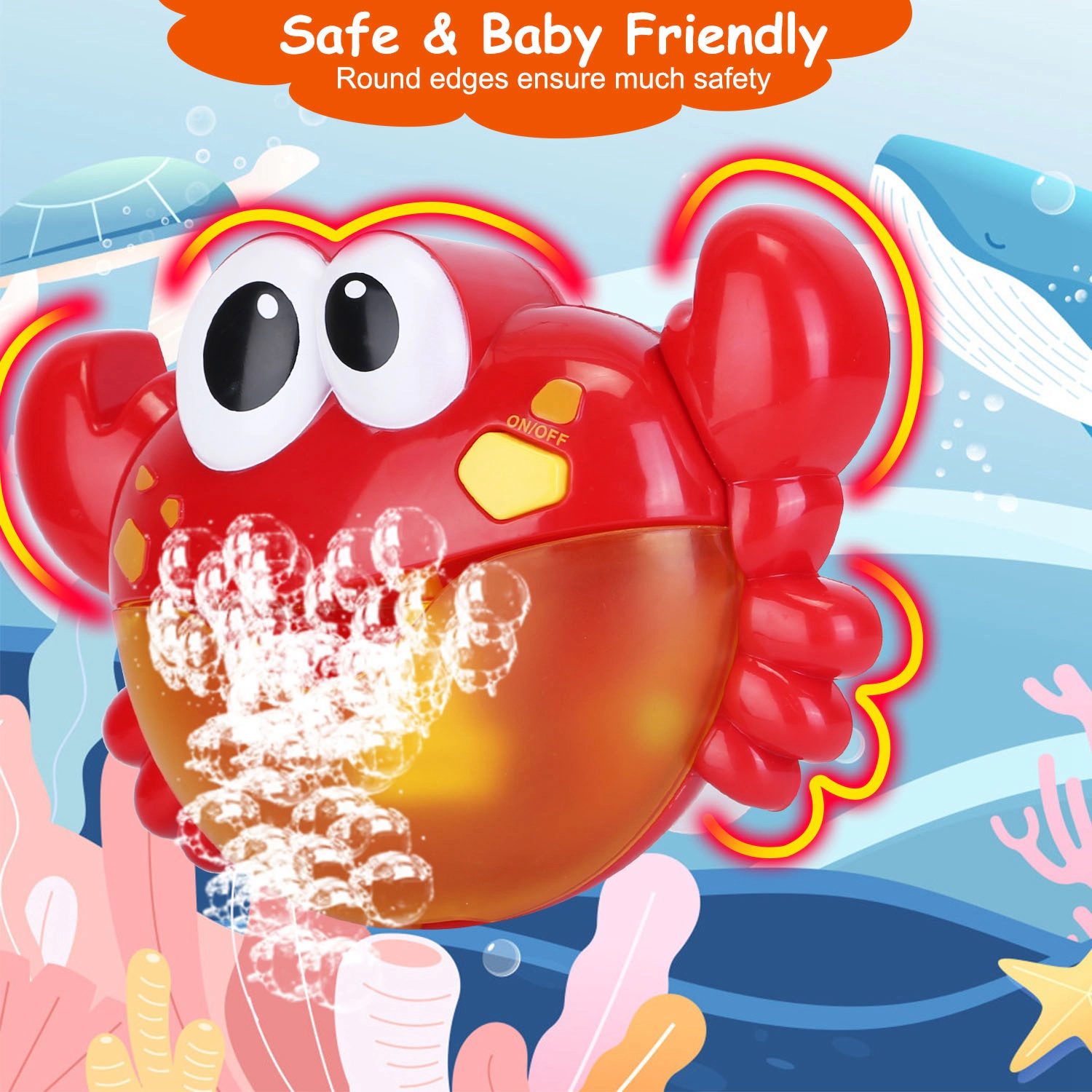 GBruno Kids' Musical Frog Bubble Bath Maker