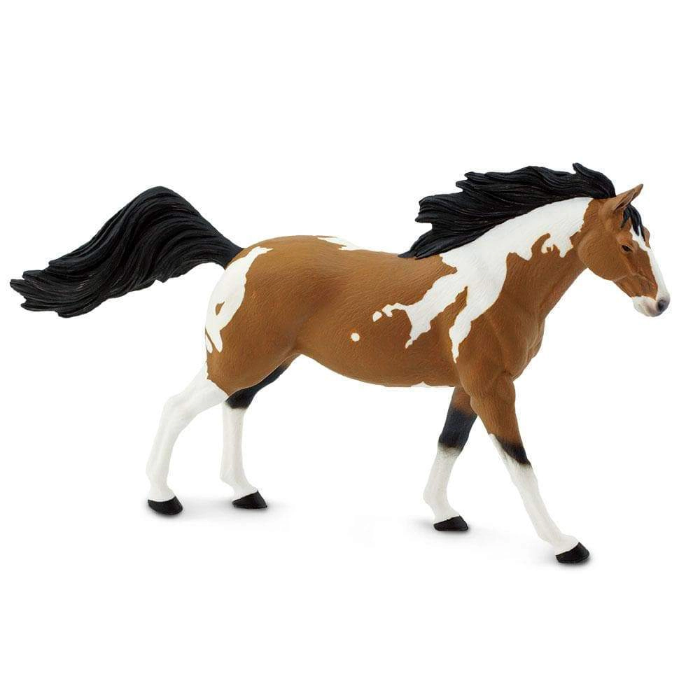 Safari Ltd. - Pinto Mustang Stallion Kids Toy Figure
