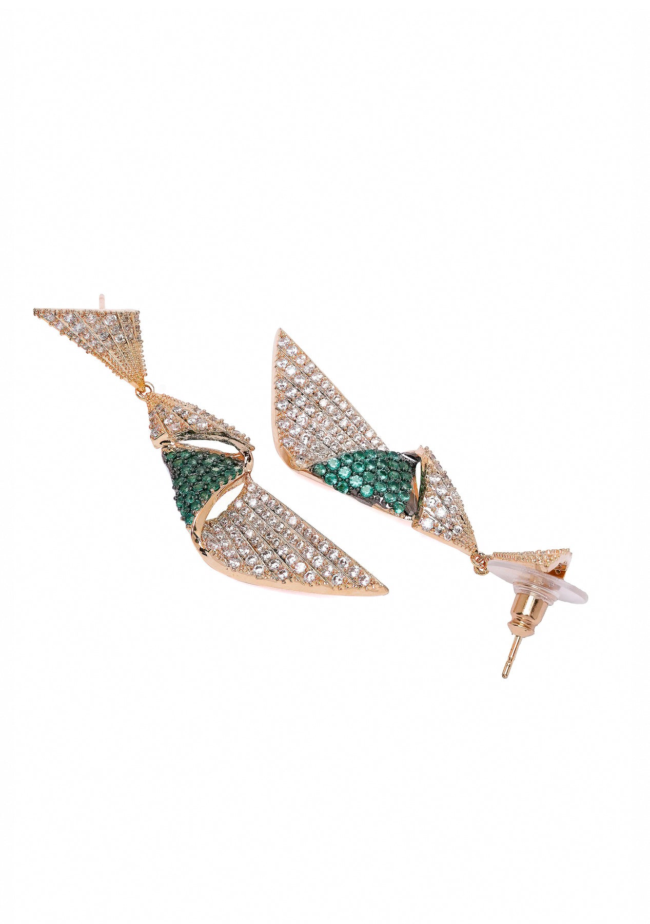 AGP PARIS Womens Diva Luxury Shell Drop Earrings