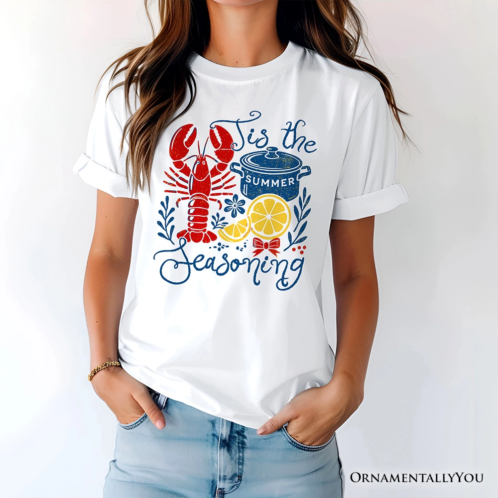 OrnamentallyYou Womens Crawfish Boil Season Summer T-Shirt
