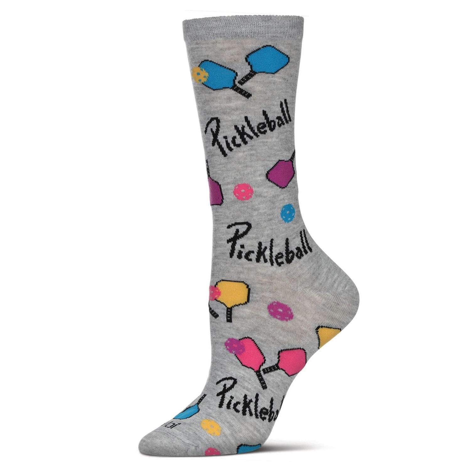 MeMoi Women's Pickleball Paddle Rayon From Bamboo Crew Socks