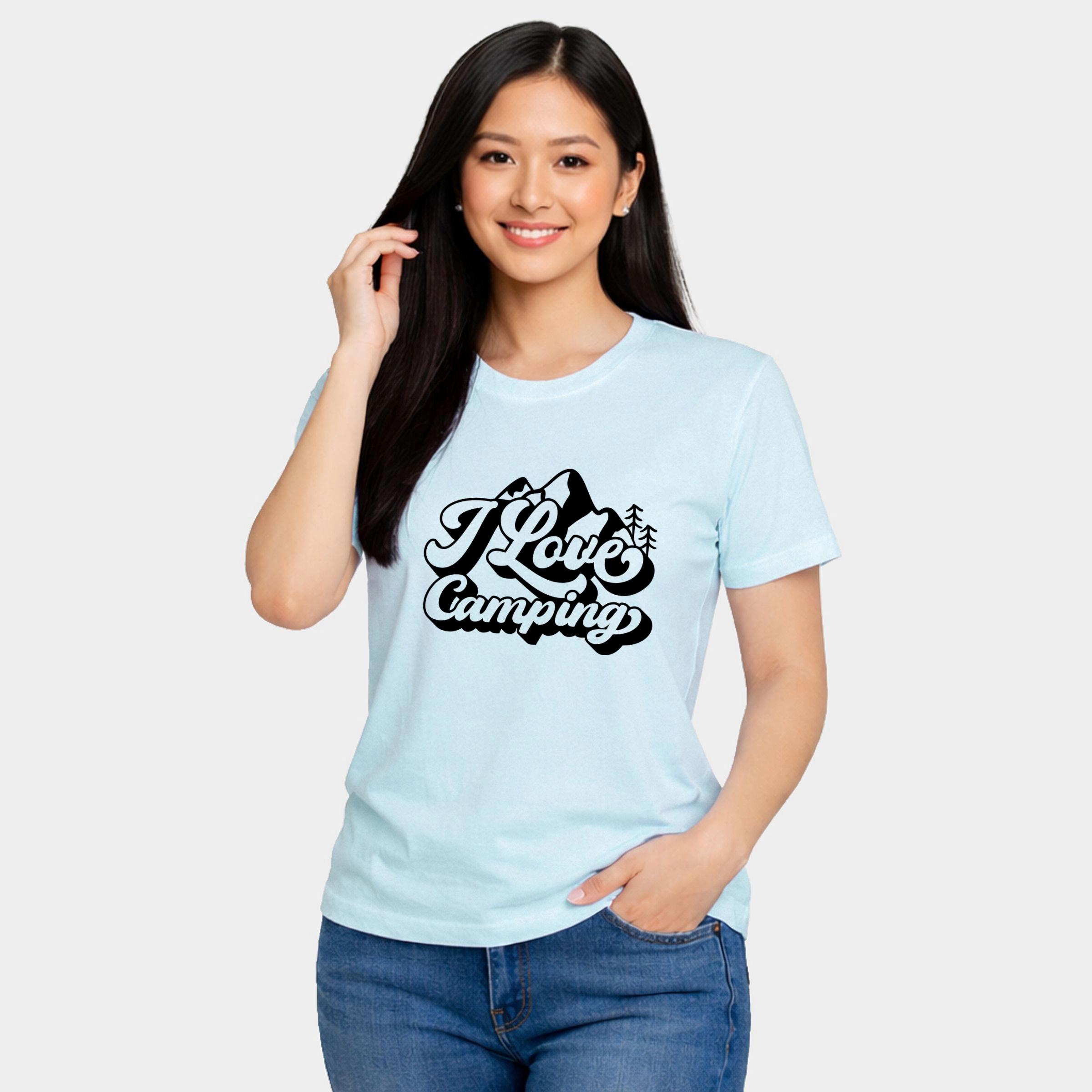Simply Sage Market - I Love Camping Women's Short Sleeve Graphic T-Shirt