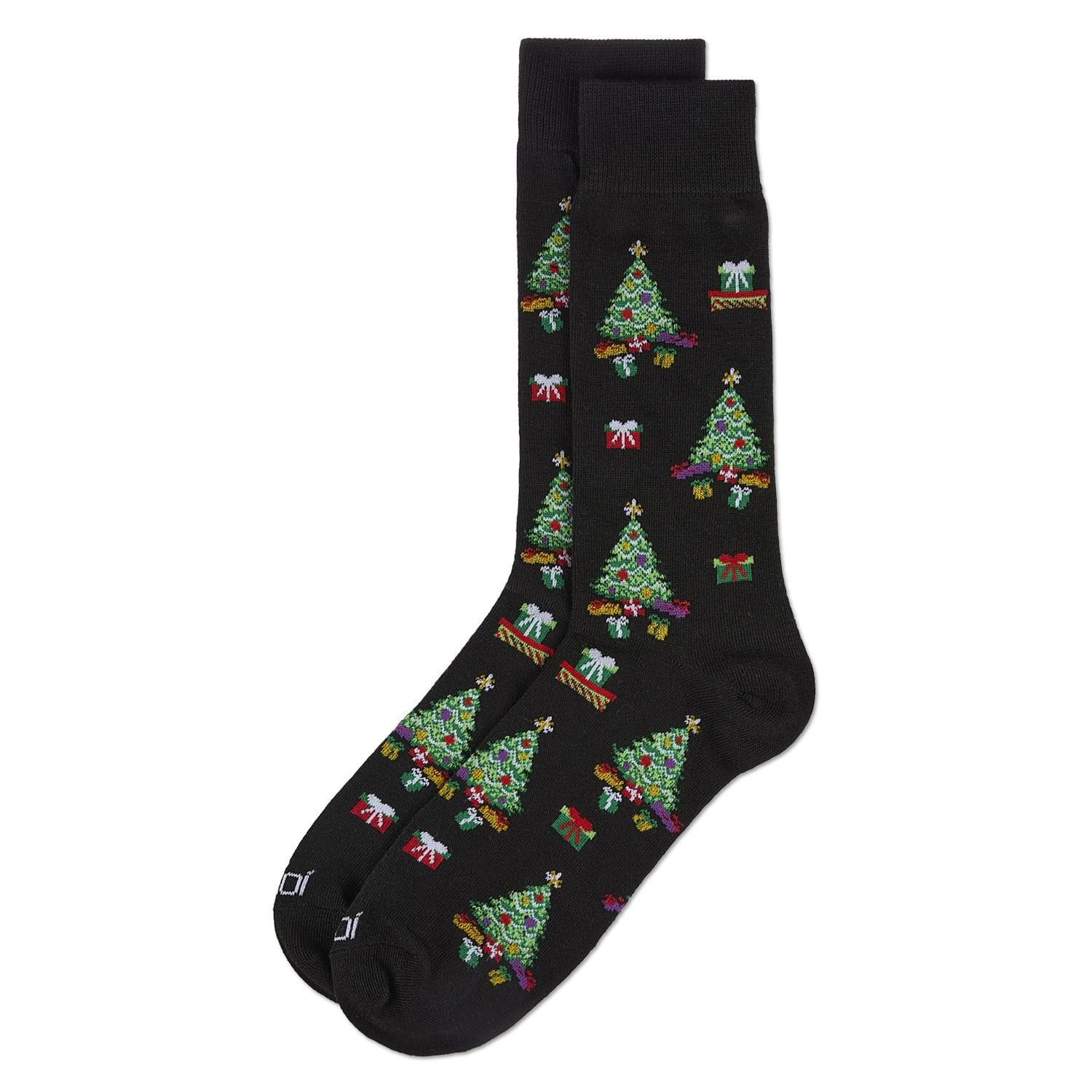MeMoi Men's Gifted Trees Holiday Crew Socks