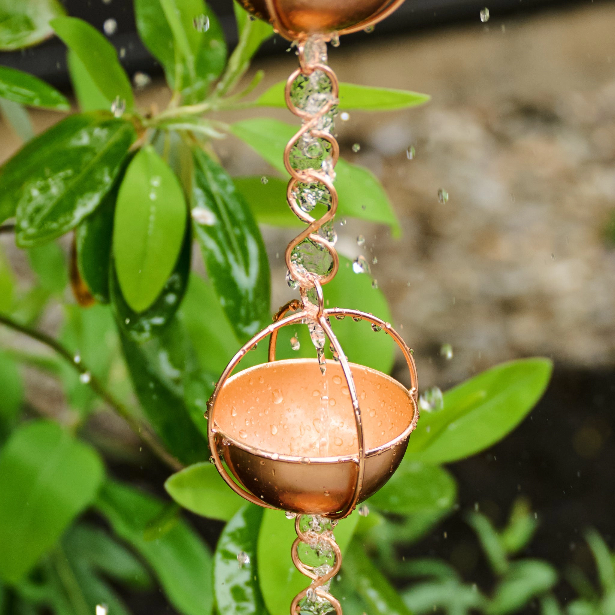Ten Thousand Villages Prava Copper Rain Chain