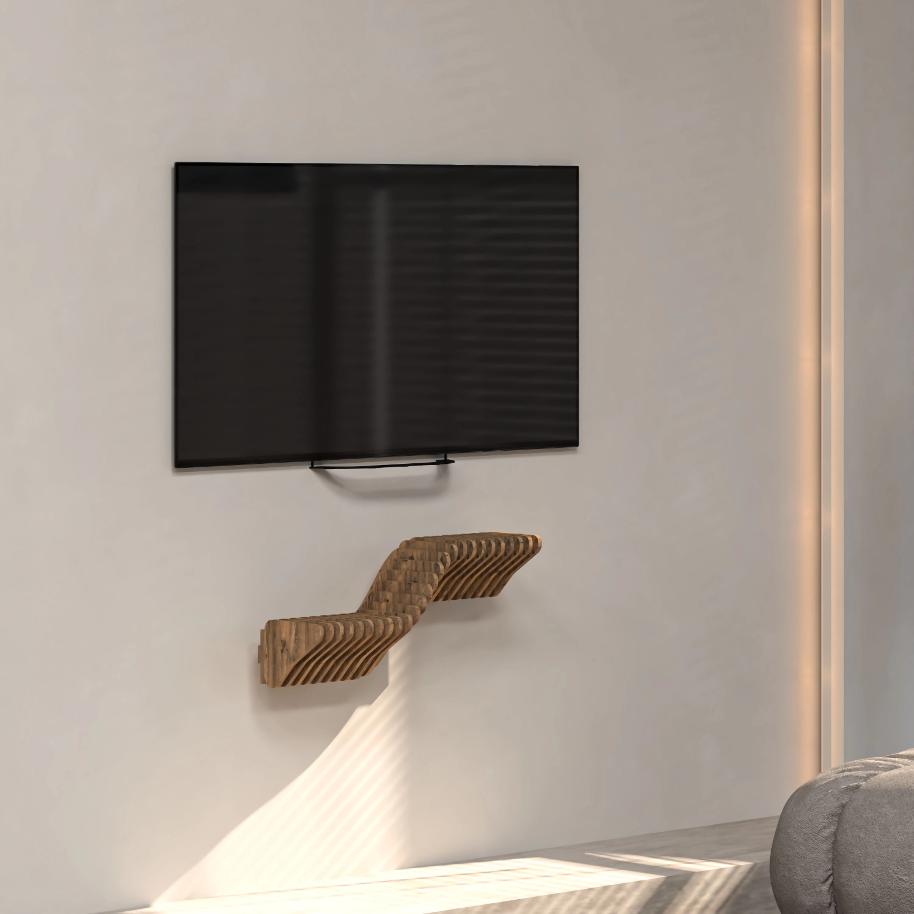 Wear Sierra 20'' Geometric Floating Wall Shelf