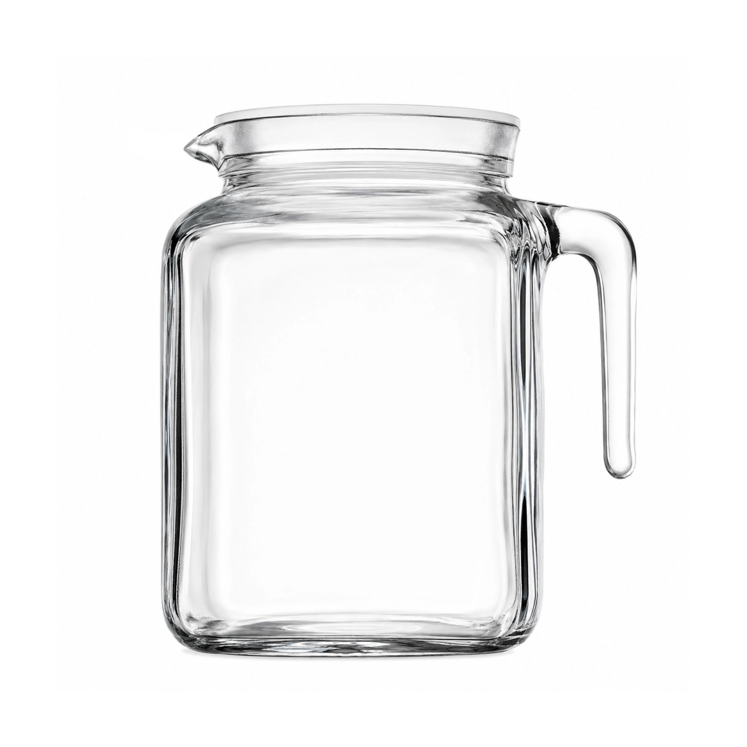 Home Collection 67.75 oz Glass Beverage Jug with Teal Airtight Lid