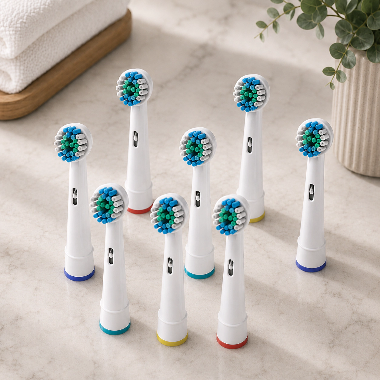 Pursonic Pack Power Sensitive Replacement Brush Heads for Oral-B