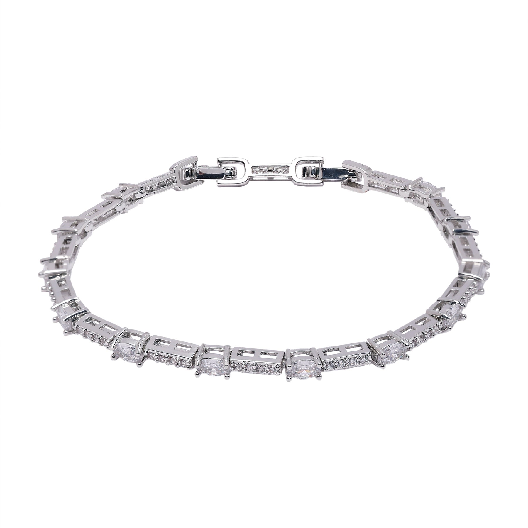 AGP PARIS Womens Diva Oval Drop Bracelet