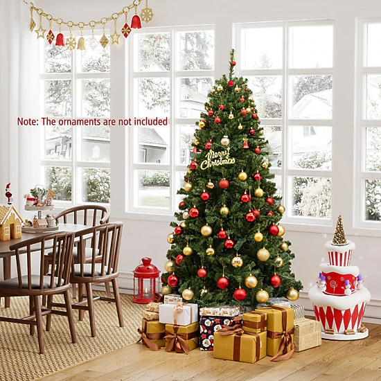SlickBlue Lighted Christmas Tree with Adjustable Lighting Modes