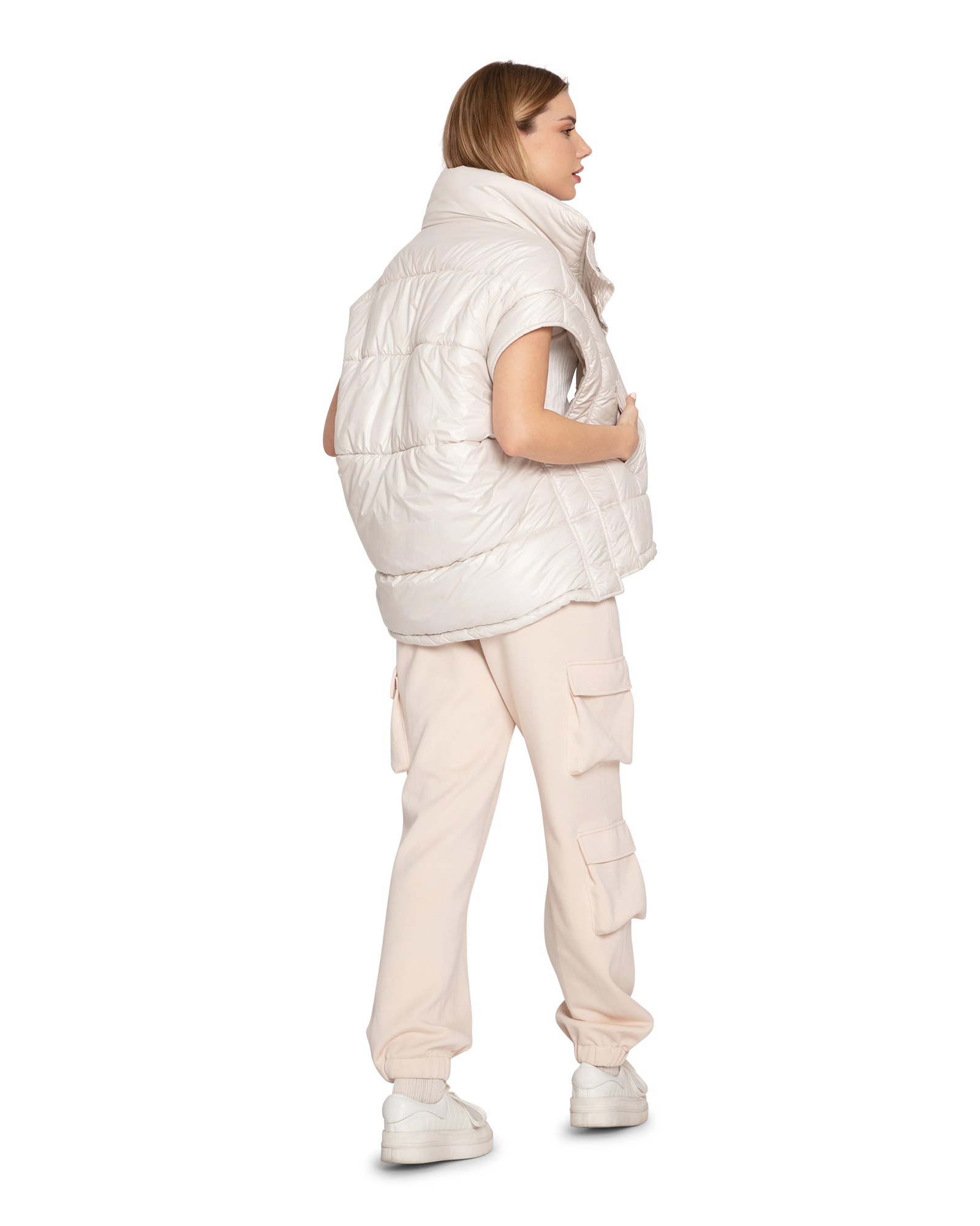 Belle & Bloom Womens Hypnotized Quilted Puffer Vest