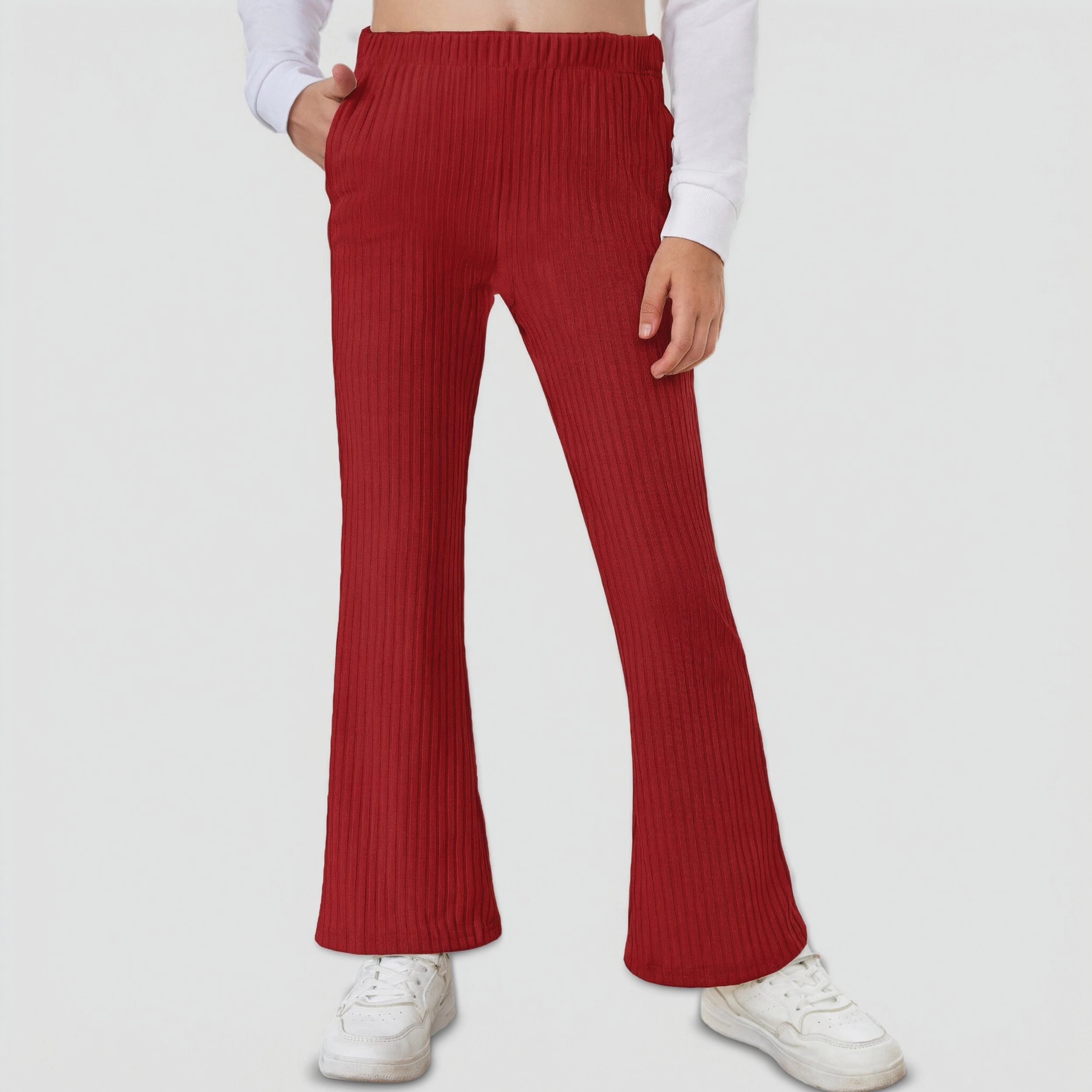Arshiner Girl's High Waist Flared Leggings