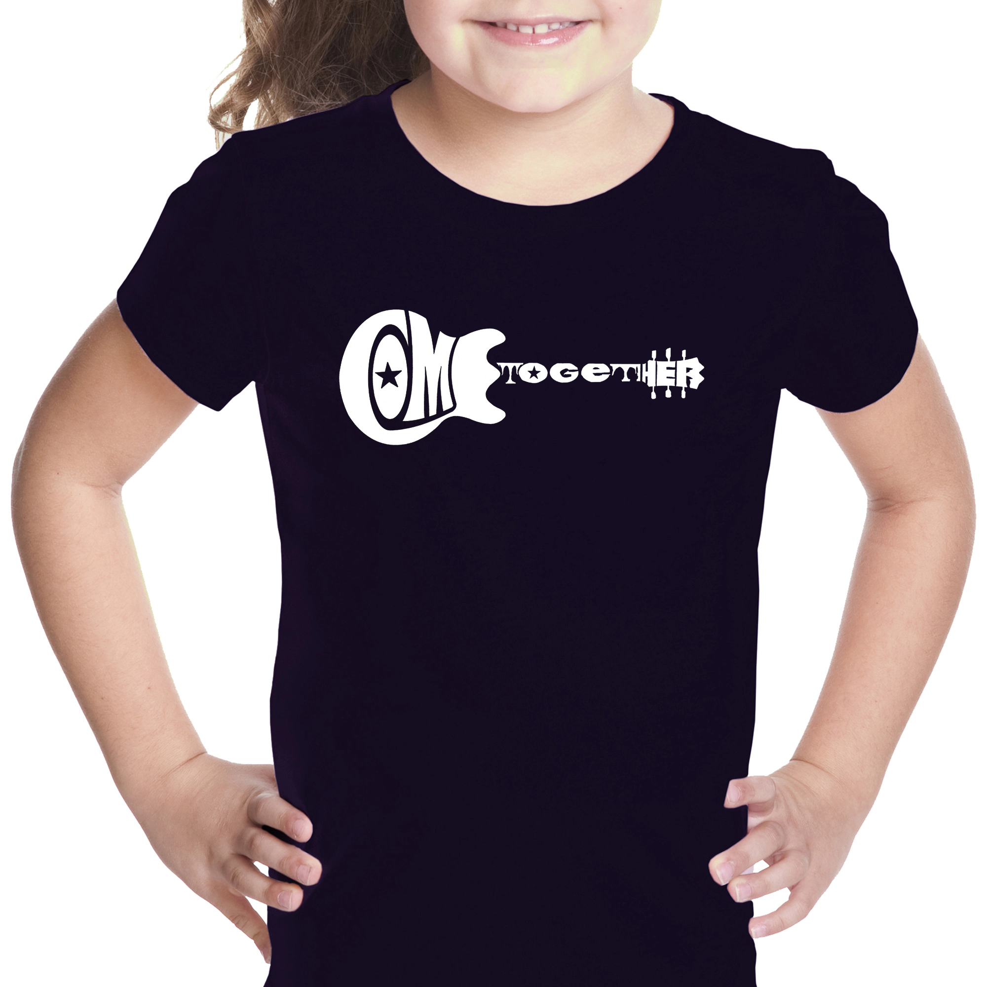 LA Pop Art Girls Word T-Shirt - Come Together
