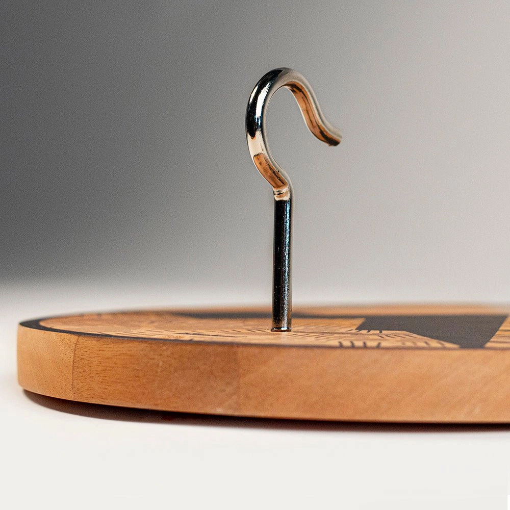 Elakai  Mount Elakai Mahogany Wayfarer Hook Ring Game