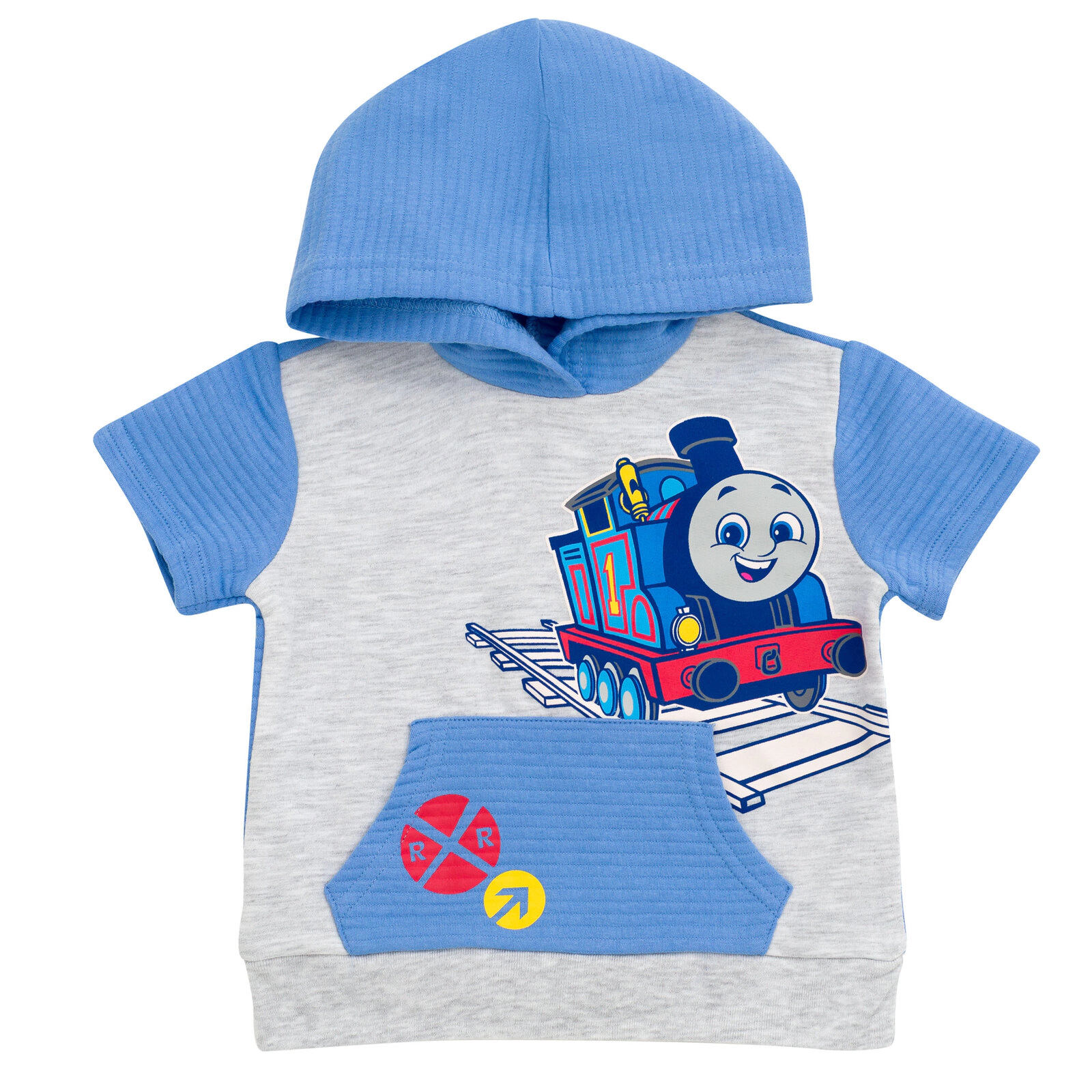 Thomas & Friends Boys' 2-Piece Hooded Tee and Shorts Set