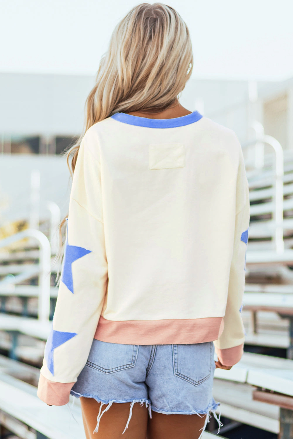 Threaded Pear Women's Ashaora Exposed Seam Oversized Sweatshirt