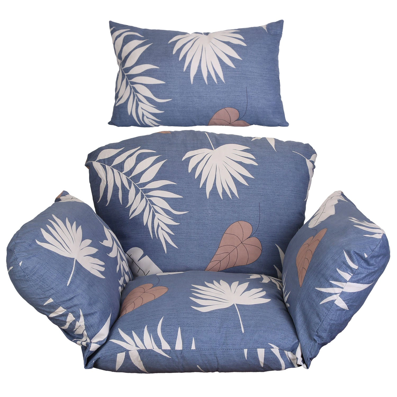 GBruno Thickened Egg Chair Cushion With Headrest