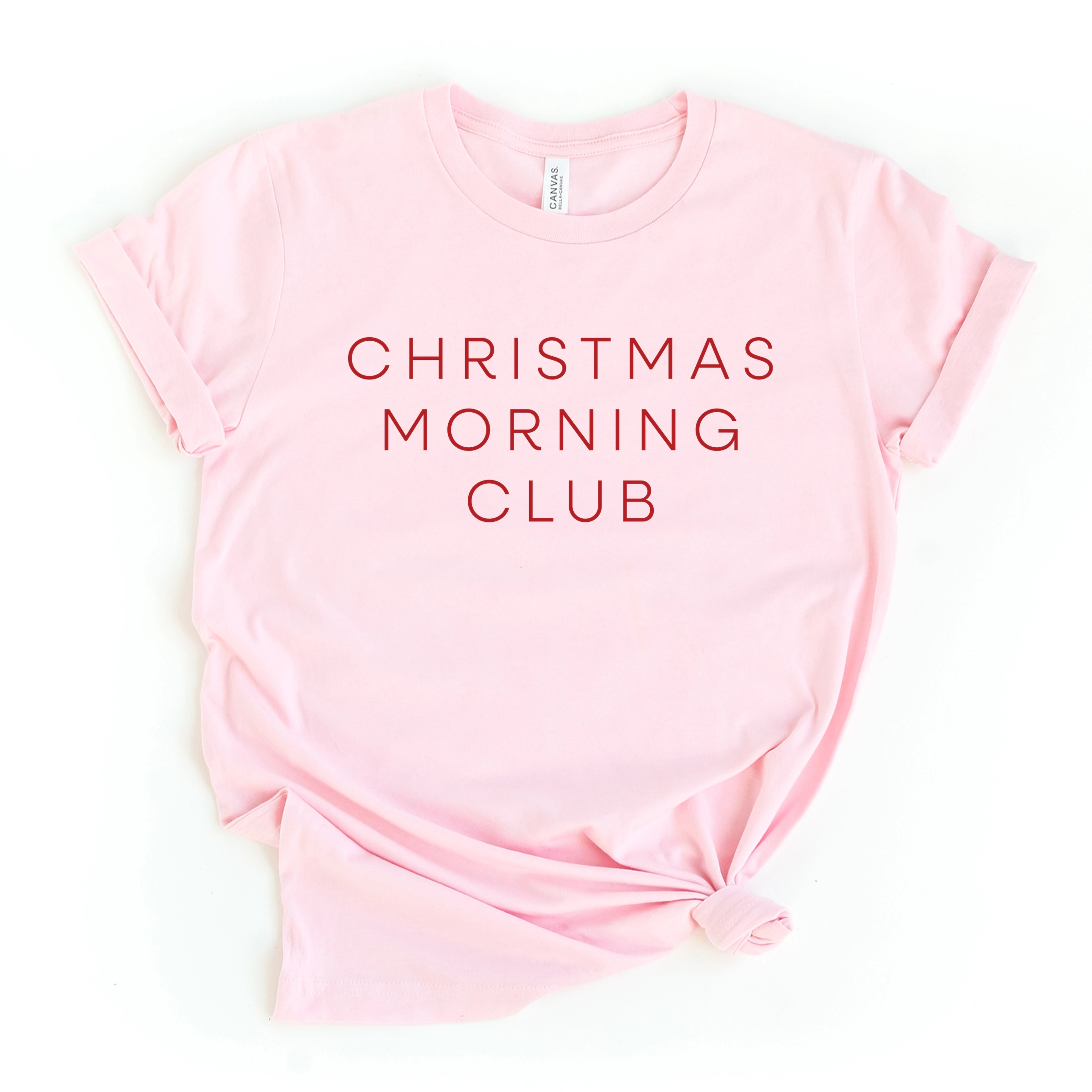 Simply Sage Market - Women's Short Sleeve Graphic T-Shirt Christmas Morning Club